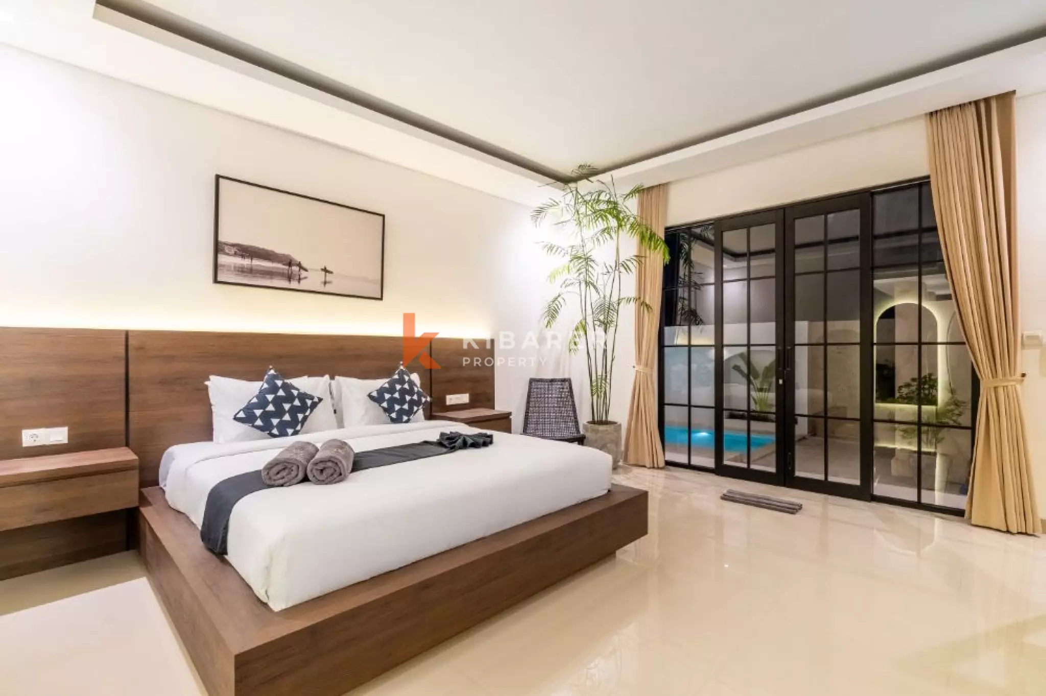 Tropical Three-Bedroom Pool Villa in Canggu