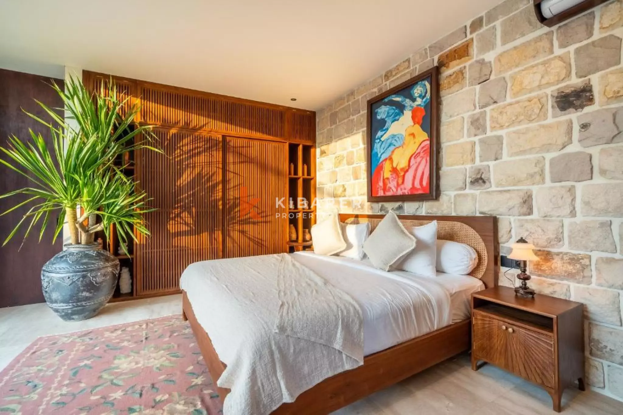 Rustic Luxury Four-Bedroom Villa in Abasan Canggu near Berawa