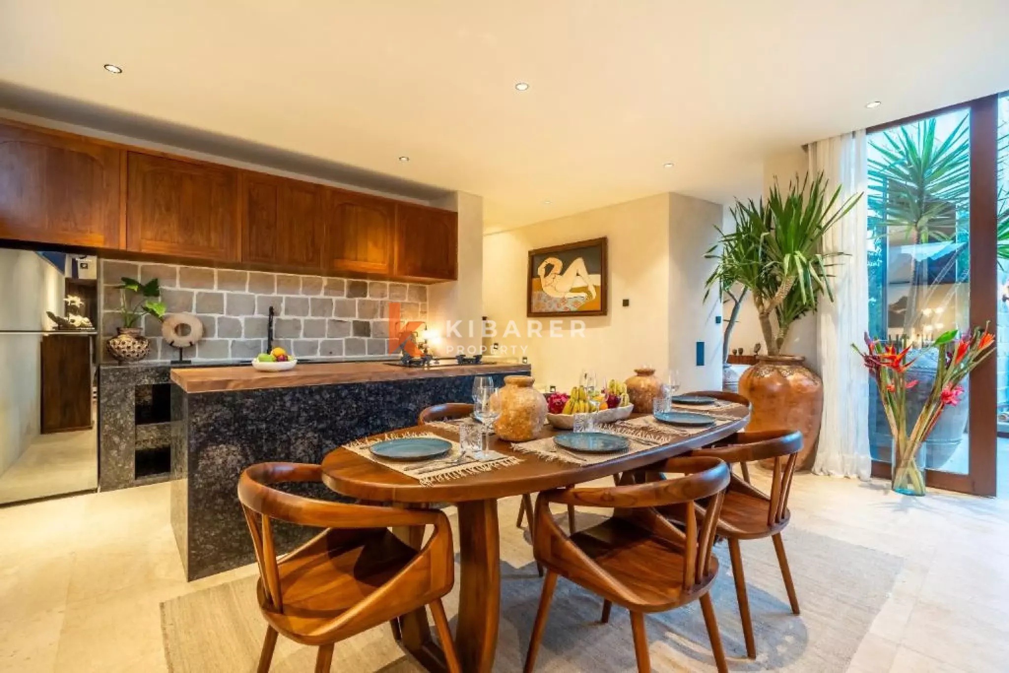 Rustic Luxury Four-Bedroom Villa in Abasan Canggu near Berawa