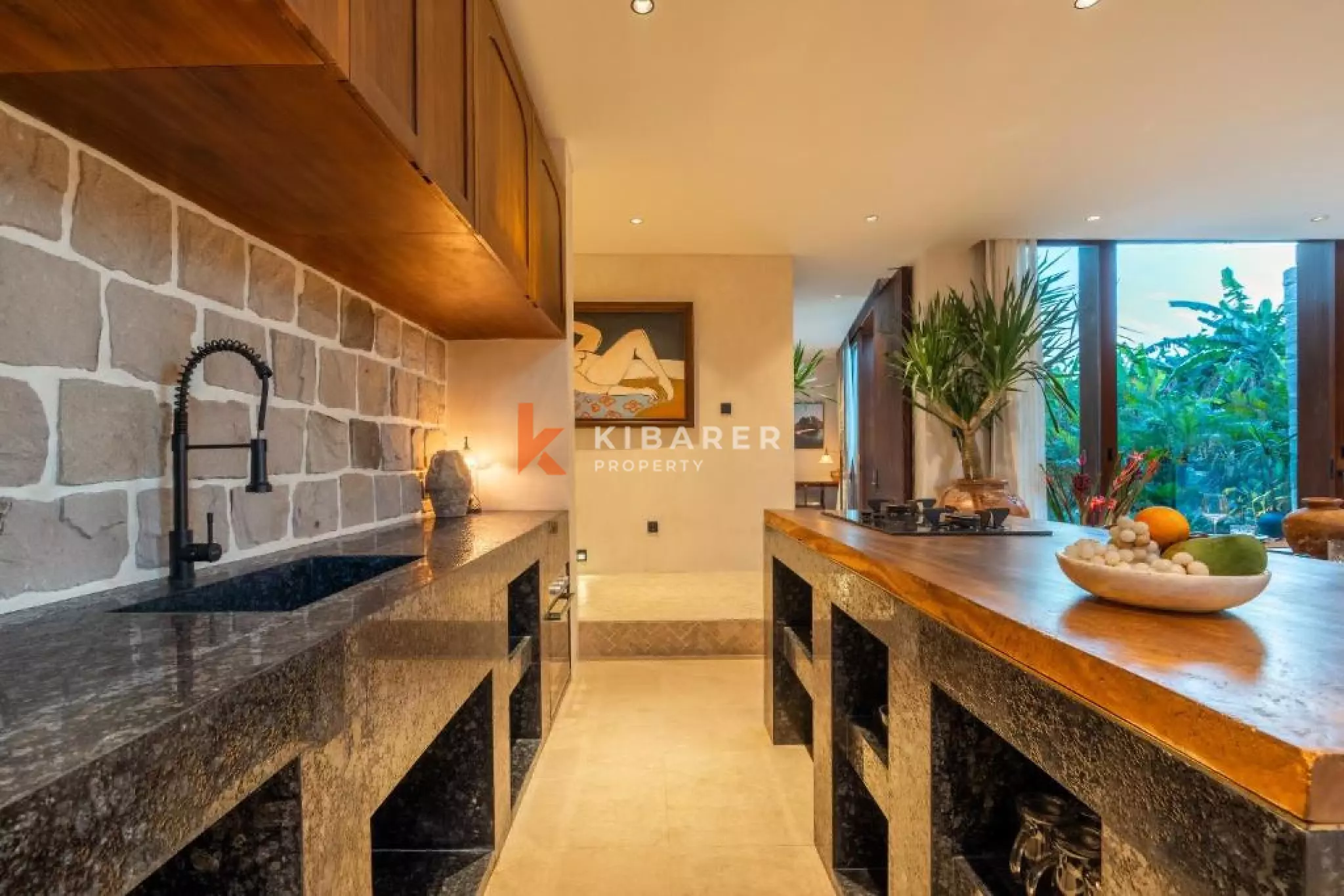 Rustic Luxury Four-Bedroom Villa in Abasan Canggu near Berawa