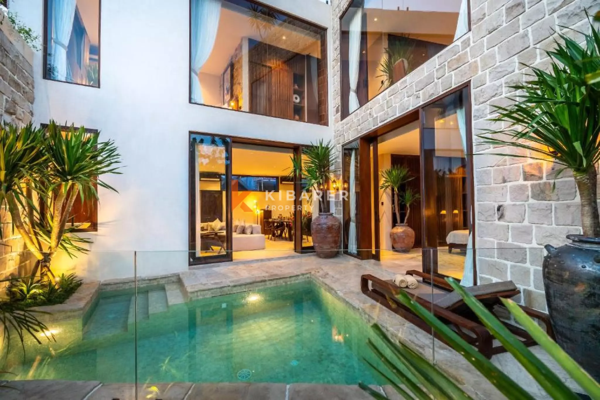 Rustic Luxury Four-Bedroom Villa in Abasan Canggu near Berawa