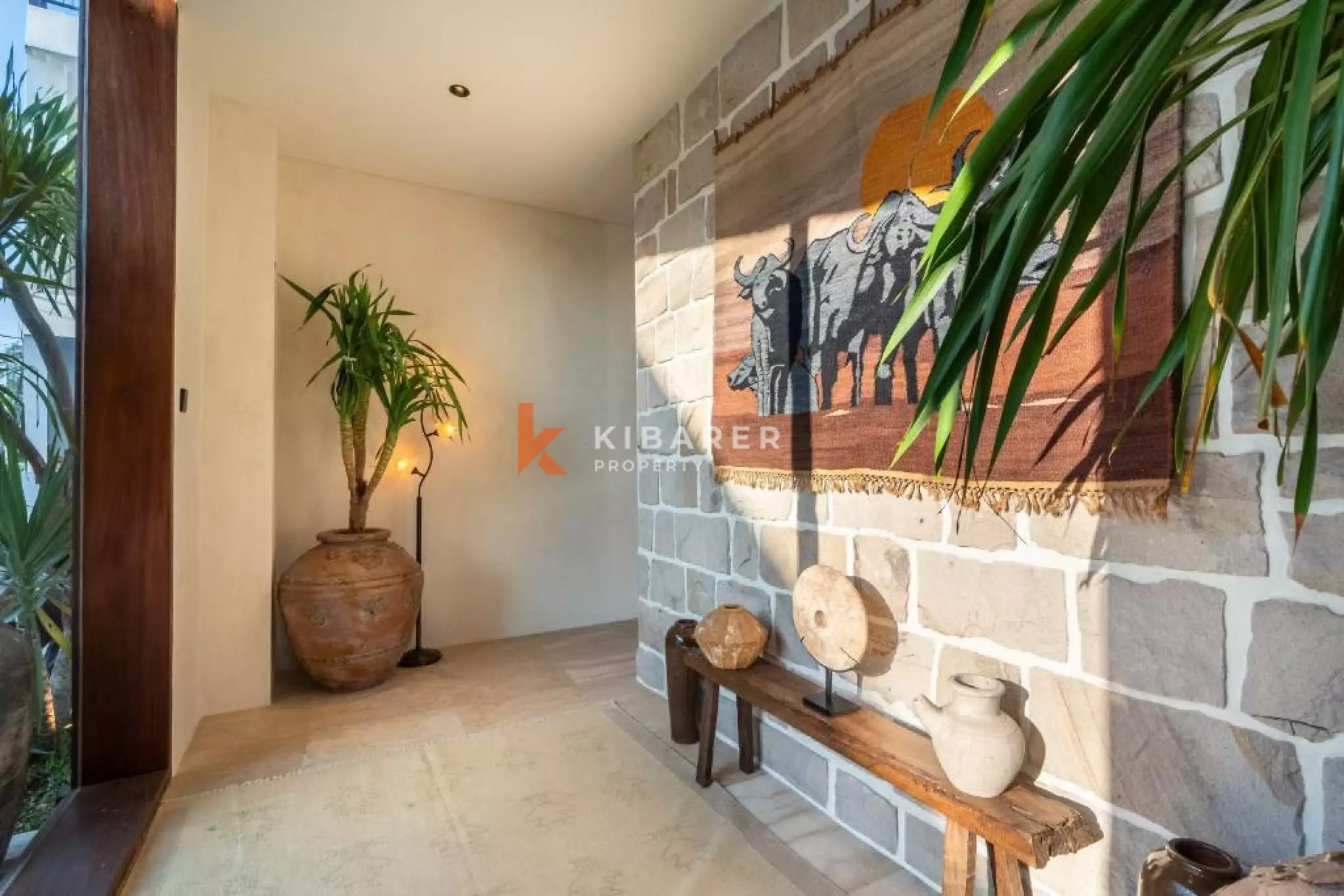 Rustic Luxury Four-Bedroom Villa in Abasan Canggu near Berawa