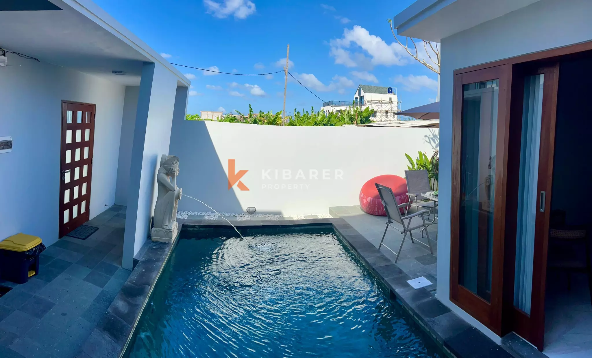 Modern Tropical Three-Bedroom Open Living Villa with Private Pool in Sanur