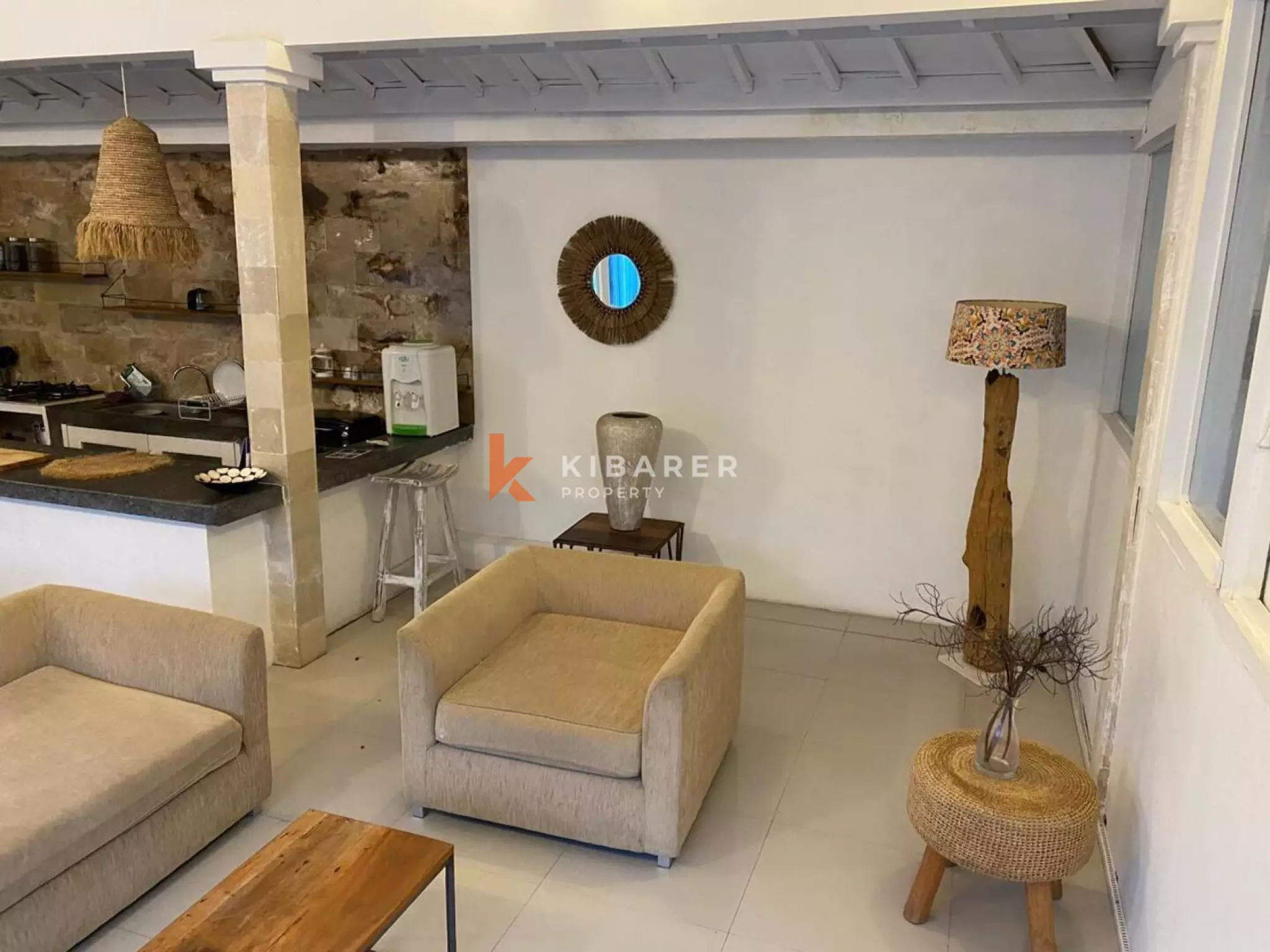 Un havre de paix à Kerobokan – Villa avec jardin et trois chambres
