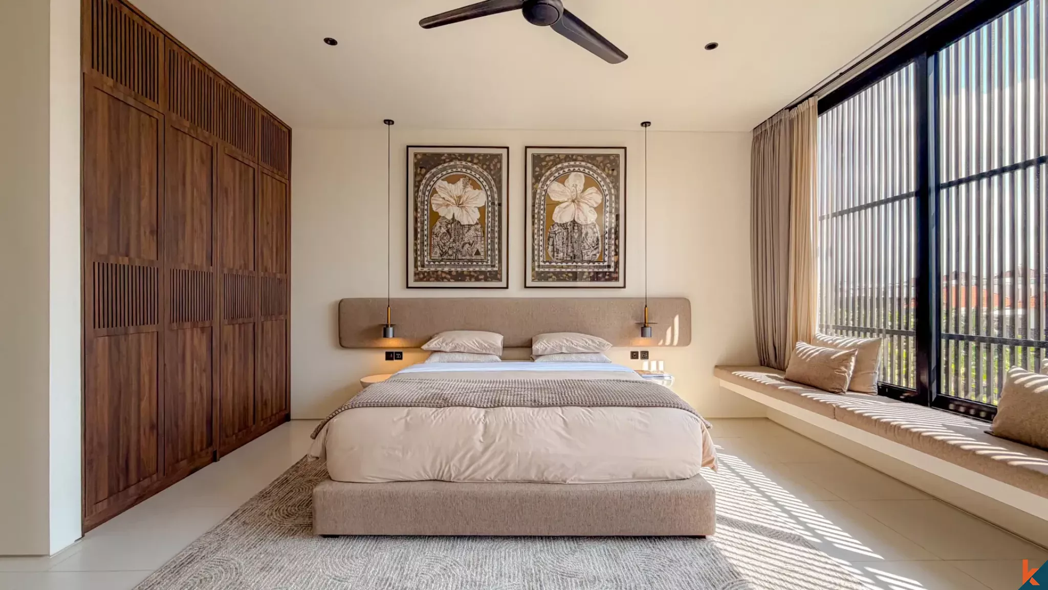 Rumah Townhouse Modern Dua Kamar Tidur dengan Status Hak Sewa di Kerobokan