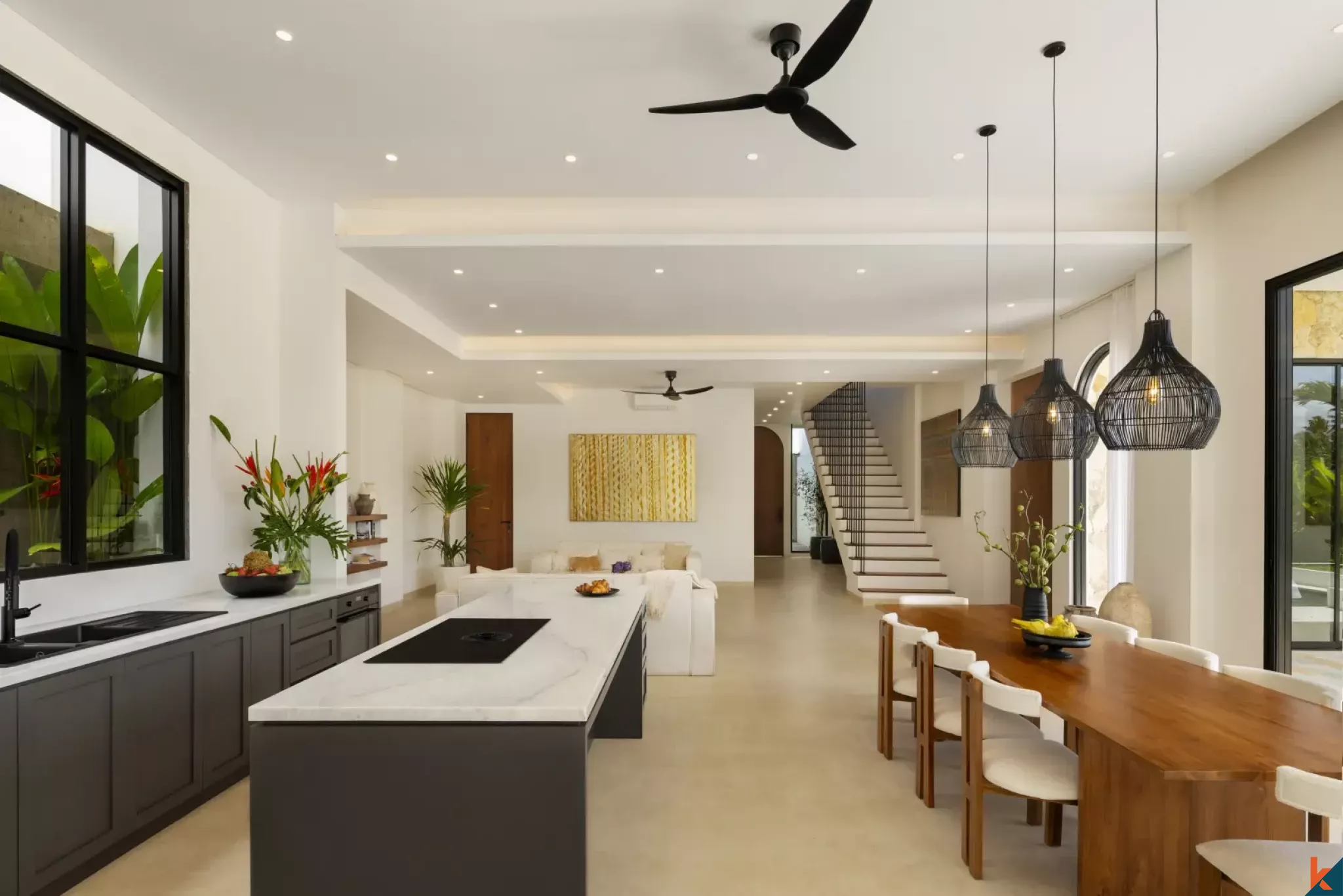 Properti Berkualitas Tinggi Enam Kamar Tidur dengan Hak Sewa Jangka Panjang di Ubud - Singakerta