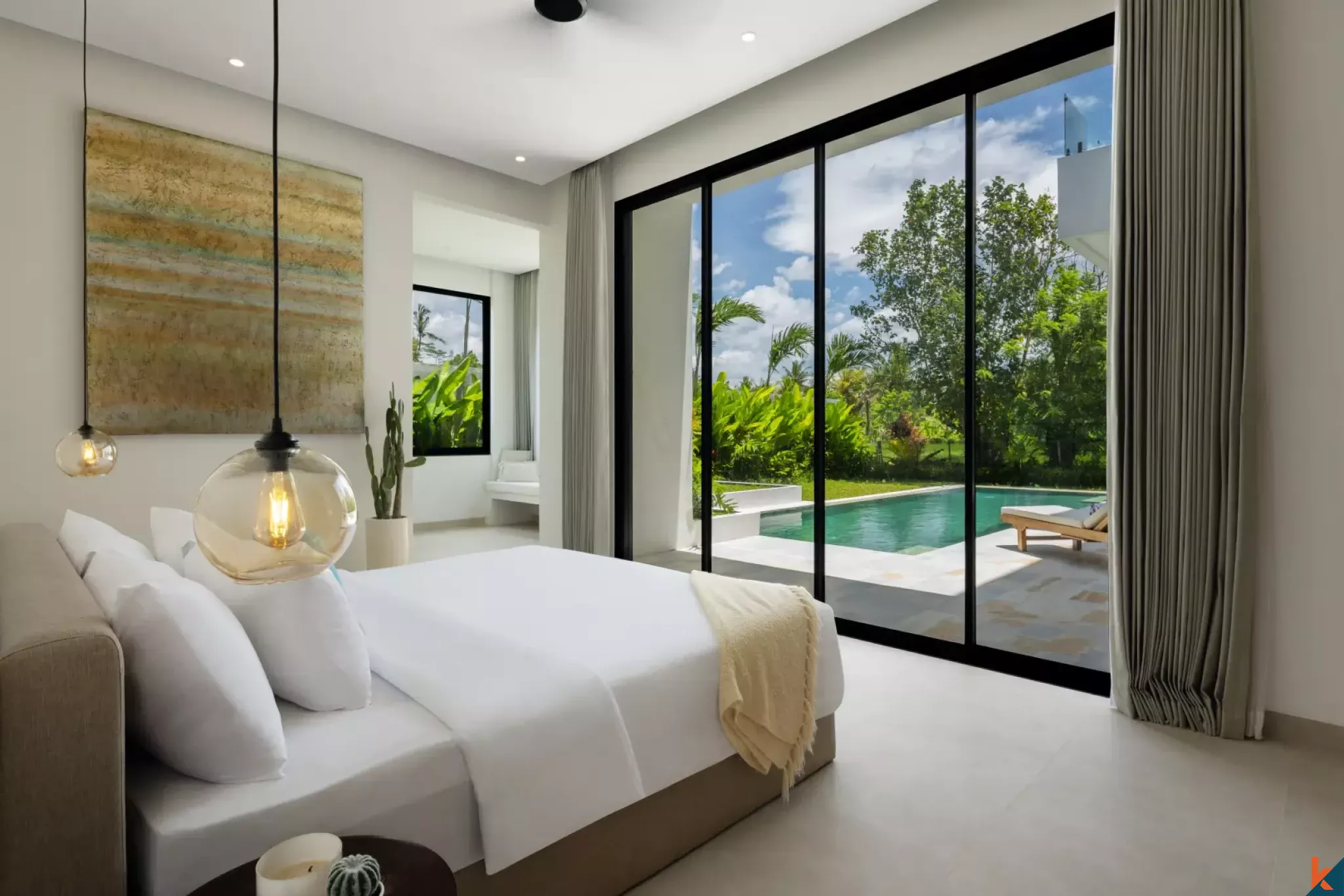 Properti Berkualitas Tinggi Enam Kamar Tidur dengan Hak Sewa Jangka Panjang di Ubud - Singakerta