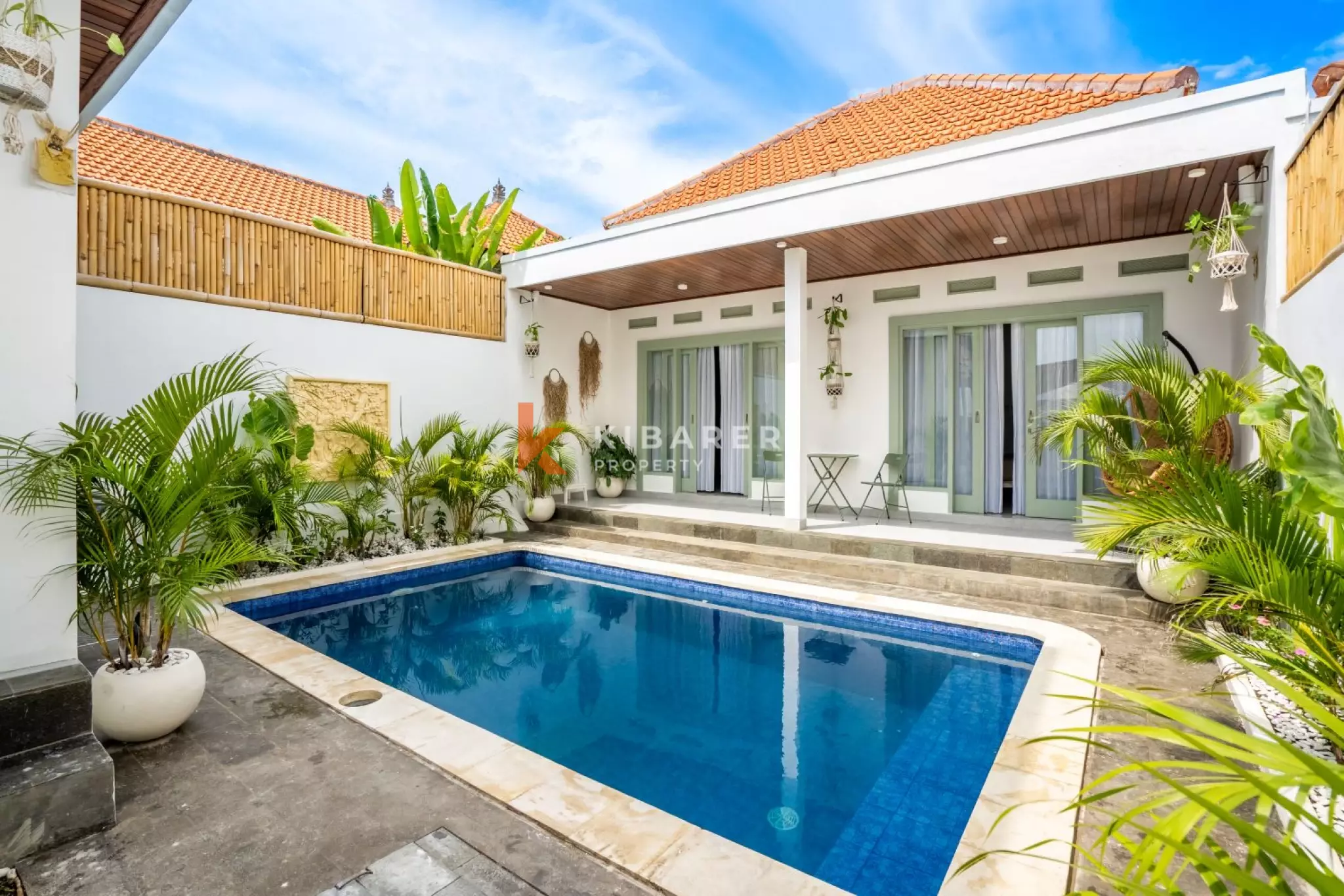Beachside Two Bedroom Villa with Enclosed Living in Munggu