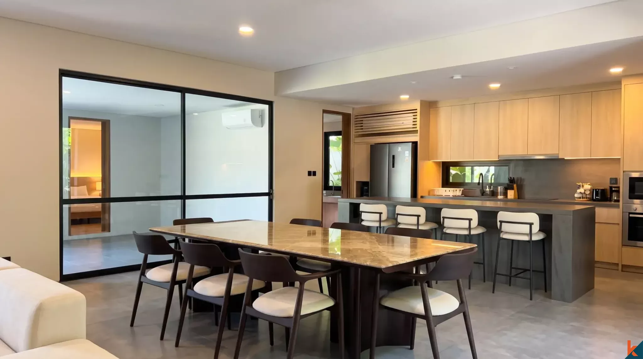 Amazing brand new four bedrooms freehold real estate for sale in private residence in Jimbaran