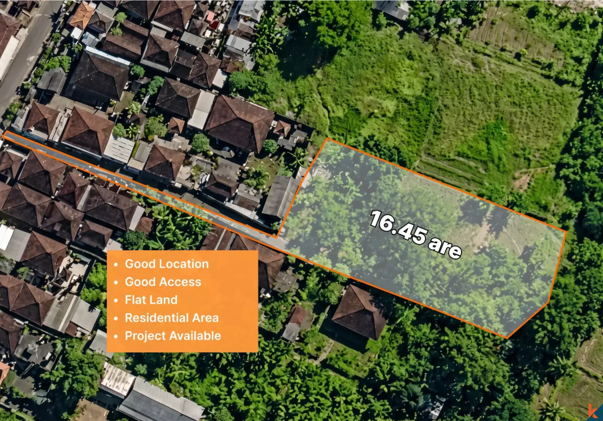 Perfect jungle views plot for long lease in serene part of Buwit