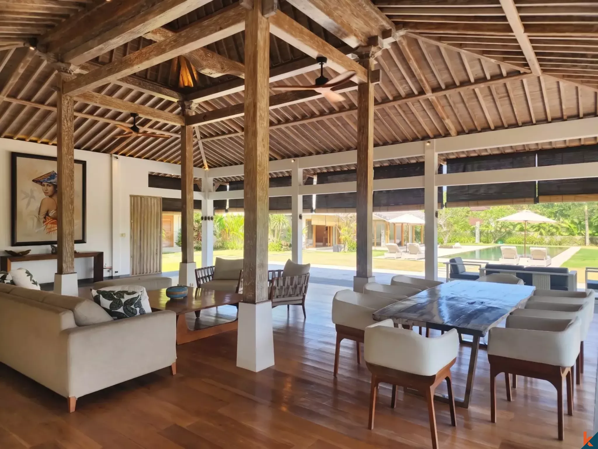 Exquisite four bedroom joglo style property for sale in Nyambu