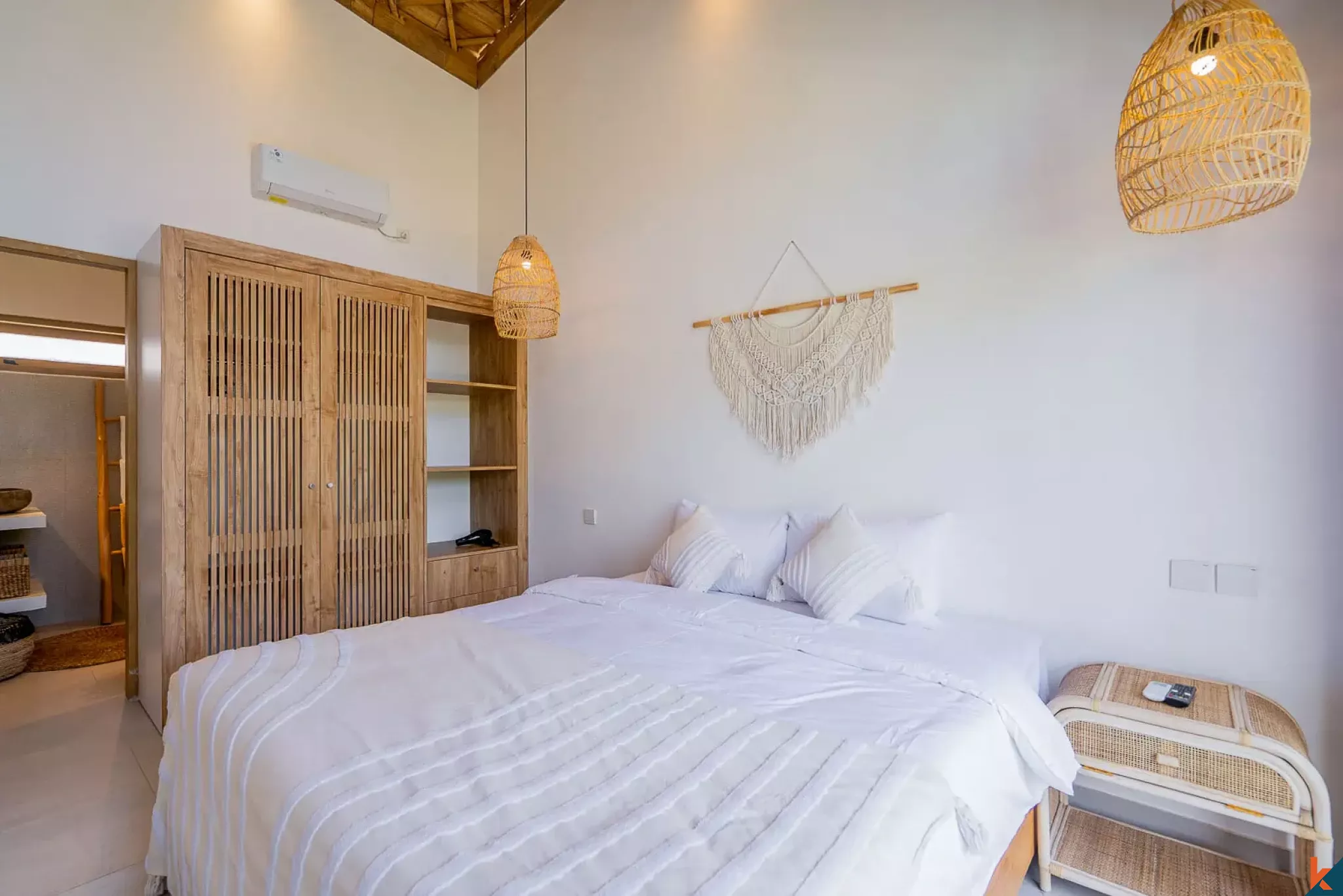 Tropical Three Bedroom Leasehold Villa for Sale in Tibubeneng, Canggu