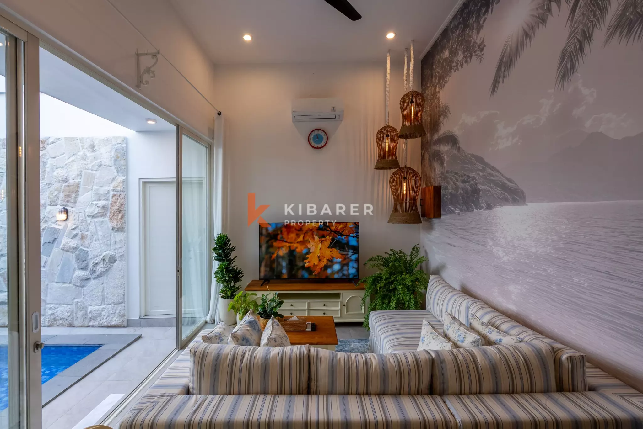 Escapade romantique et chaleureuse : Charmante villa de deux chambres à Berawa