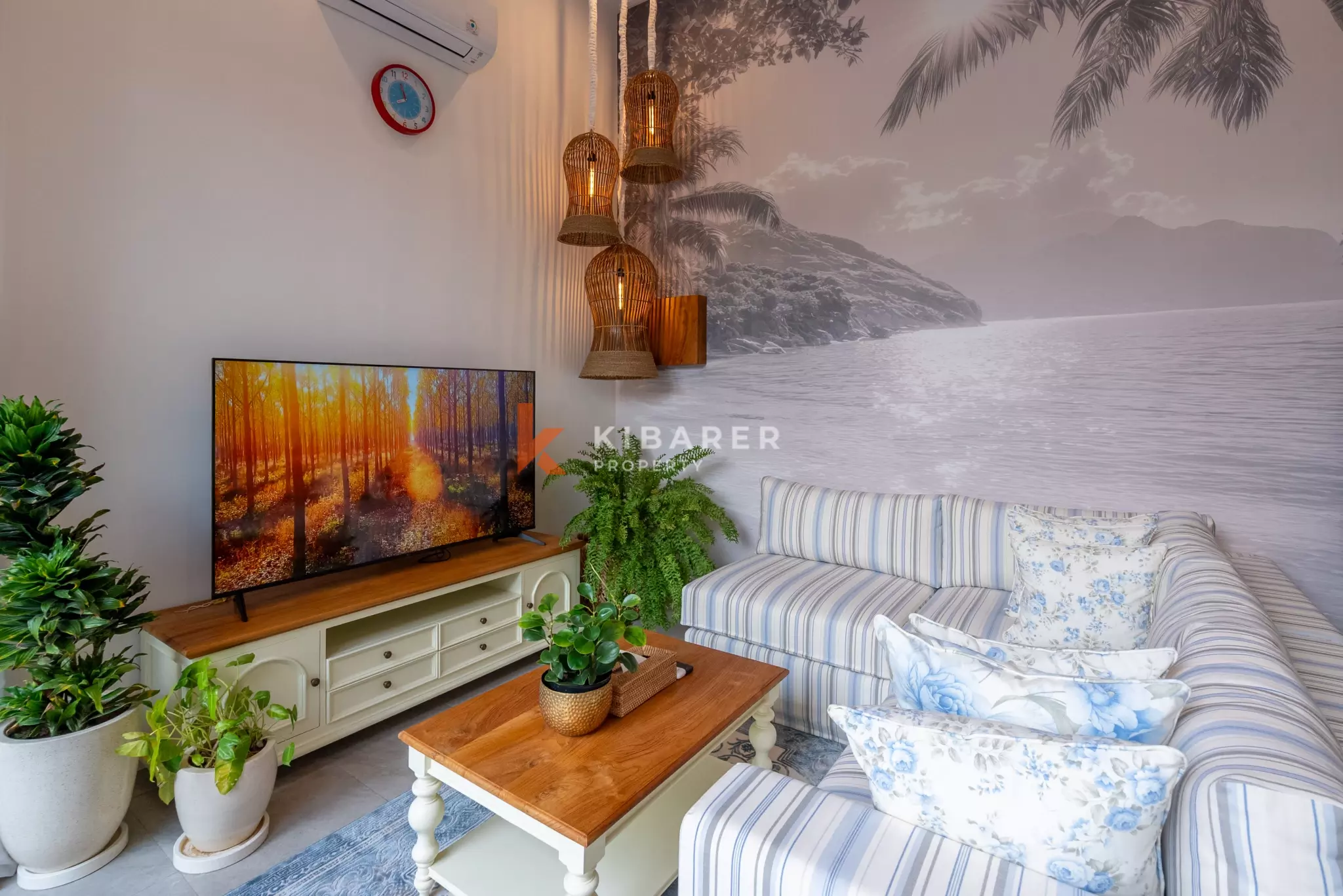 Escapade romantique et chaleureuse : Charmante villa de deux chambres à Berawa