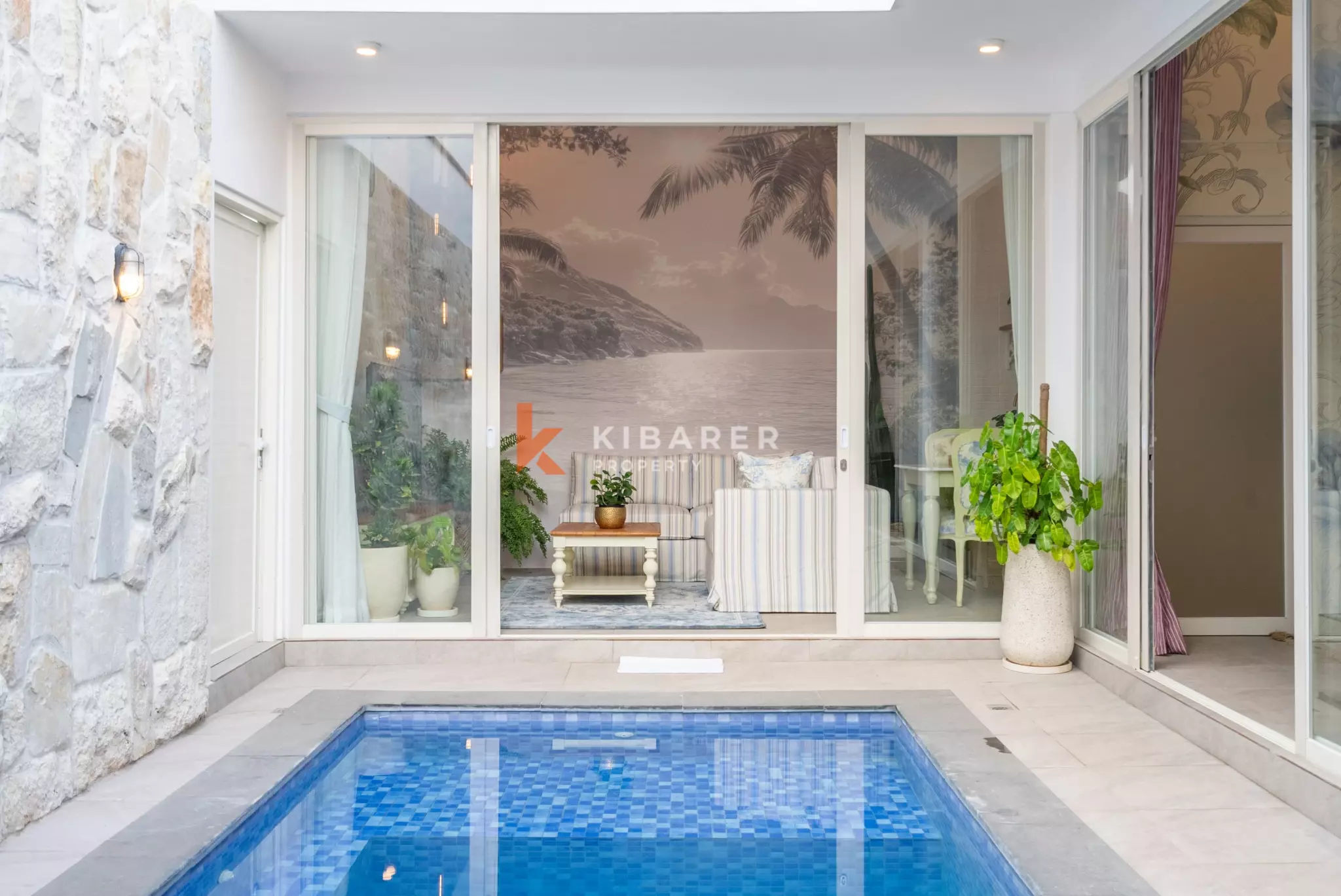 Escapade romantique et chaleureuse : Charmante villa de deux chambres à Berawa