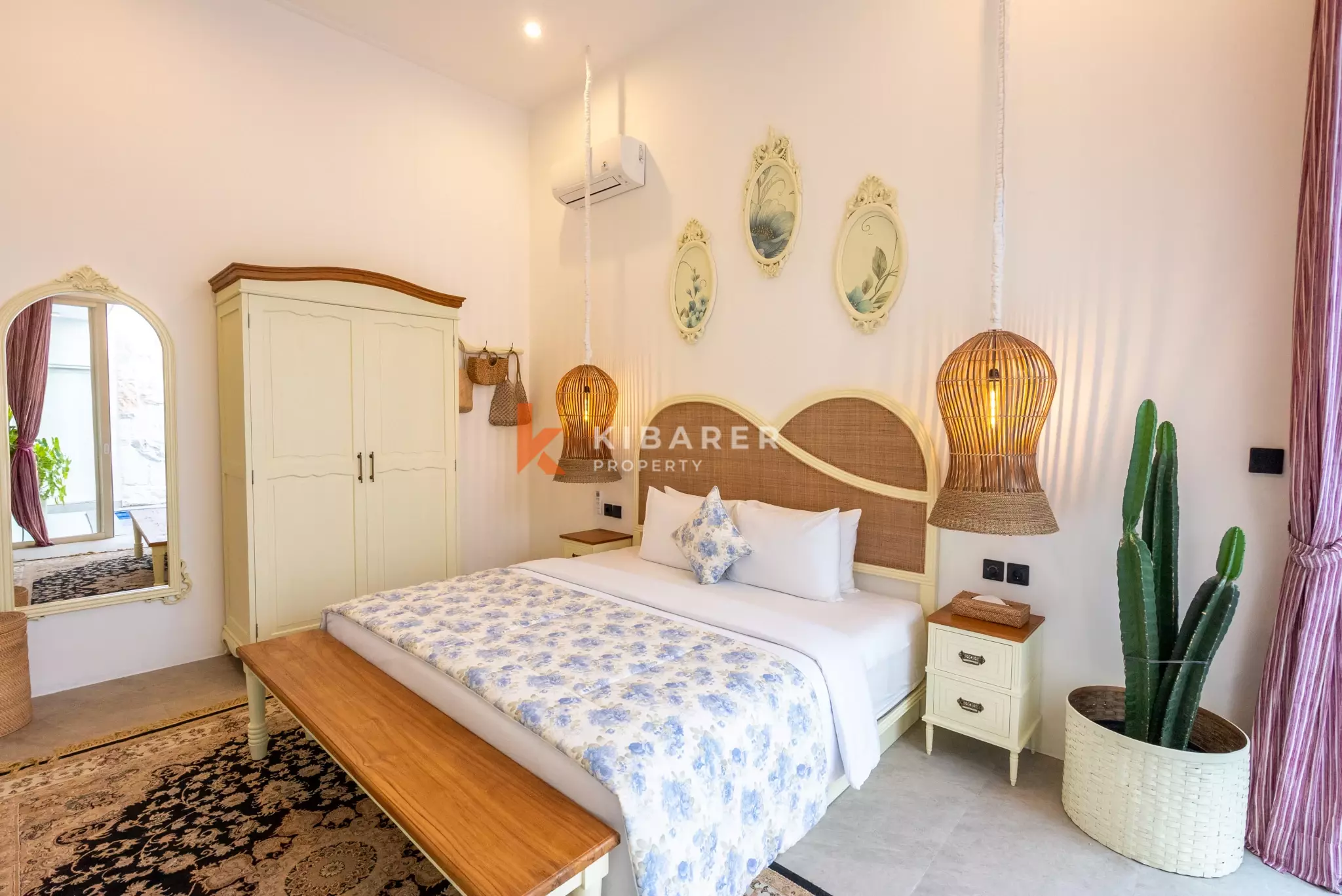 Escapade romantique et chaleureuse : Charmante villa de deux chambres à Berawa