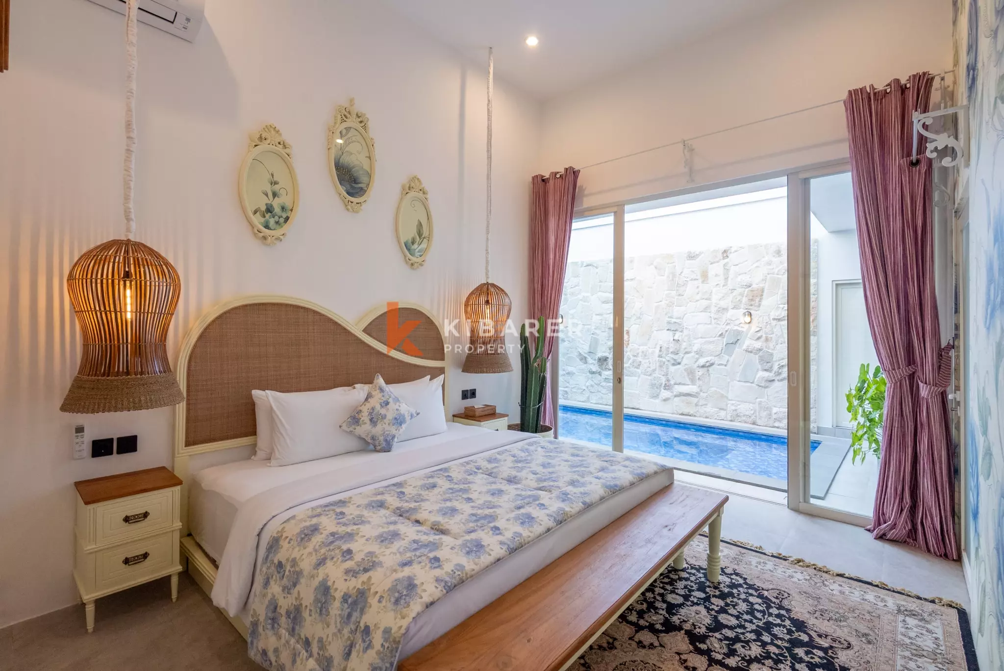 Escapade romantique et chaleureuse : Charmante villa de deux chambres à Berawa