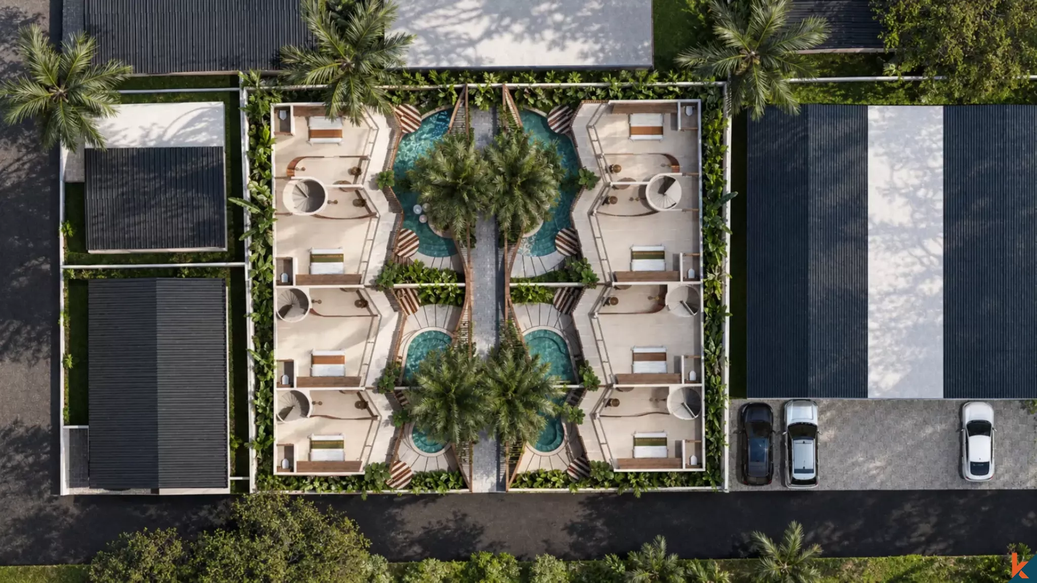 Off-Plan 1-Bedroom Leasehold Villa with Private Pool in Bingin