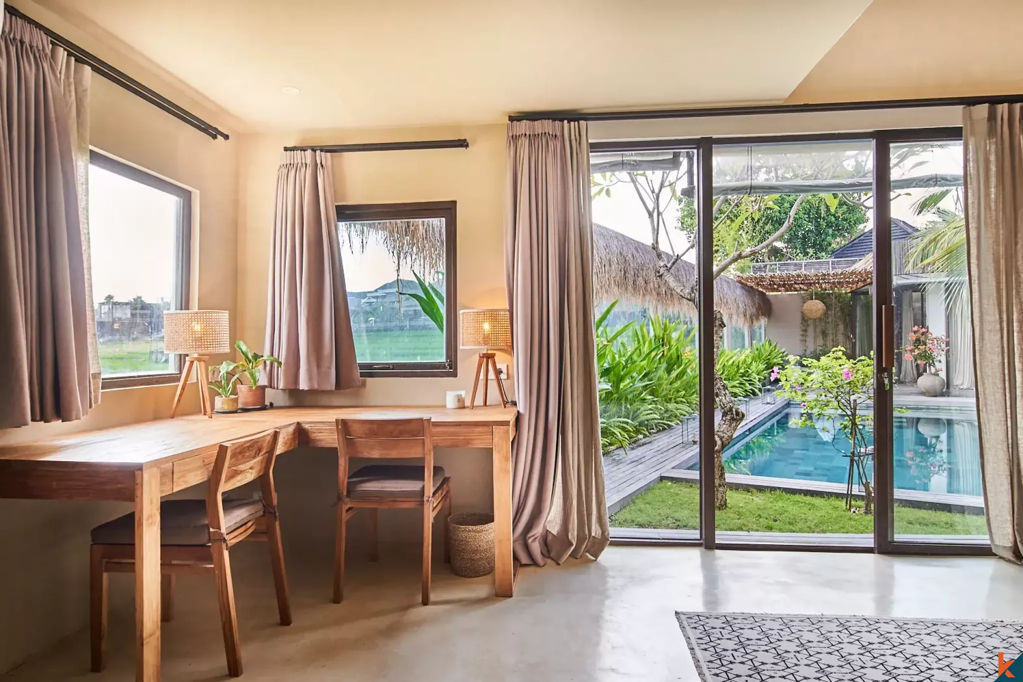 Gorgeous four bedrooms villa offering rare long lease in fashionable Umalas area
