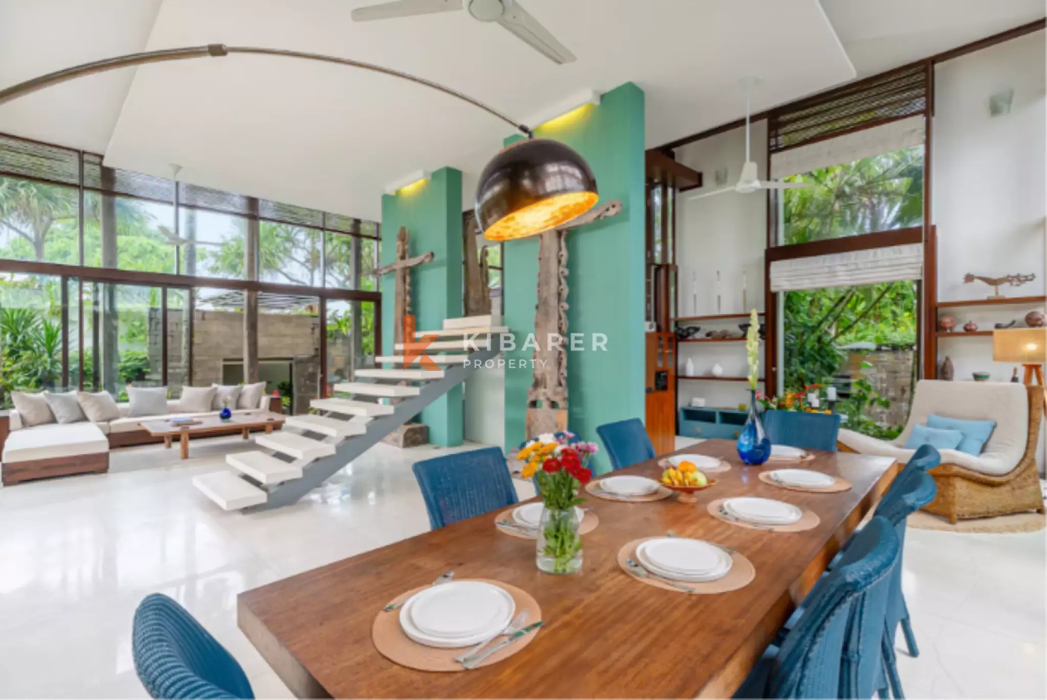Understated Luxury Three Bedroom Villa with Sauna & Gym in Canggu