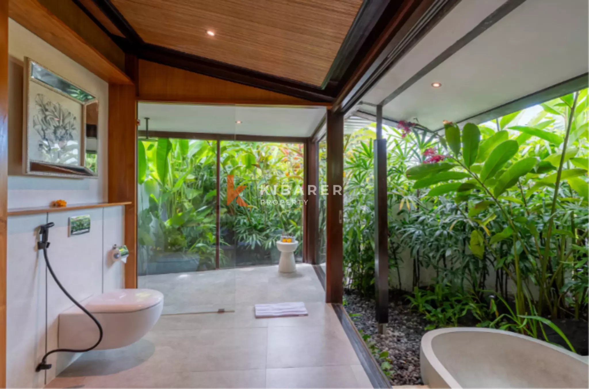 Understated Luxury Three Bedroom Villa with Sauna & Gym in Canggu