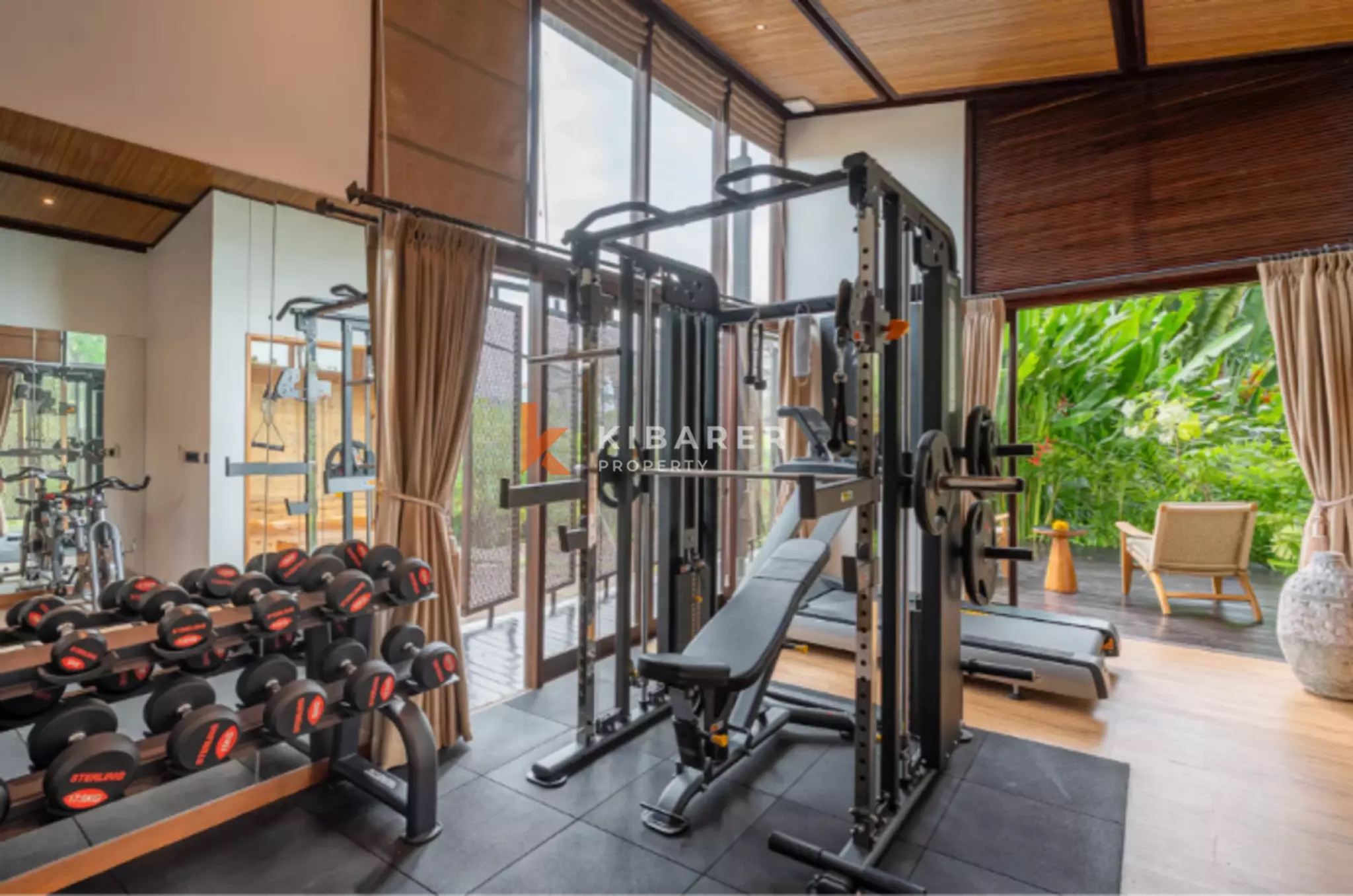 Understated Luxury Three Bedroom Villa with Sauna & Gym in Canggu