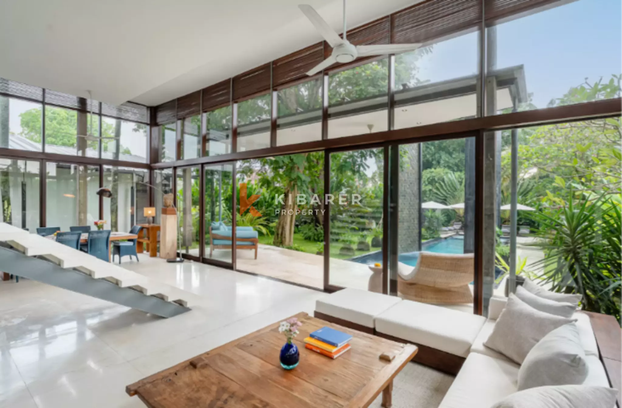 Understated Luxury Three Bedroom Villa with Sauna & Gym in Canggu
