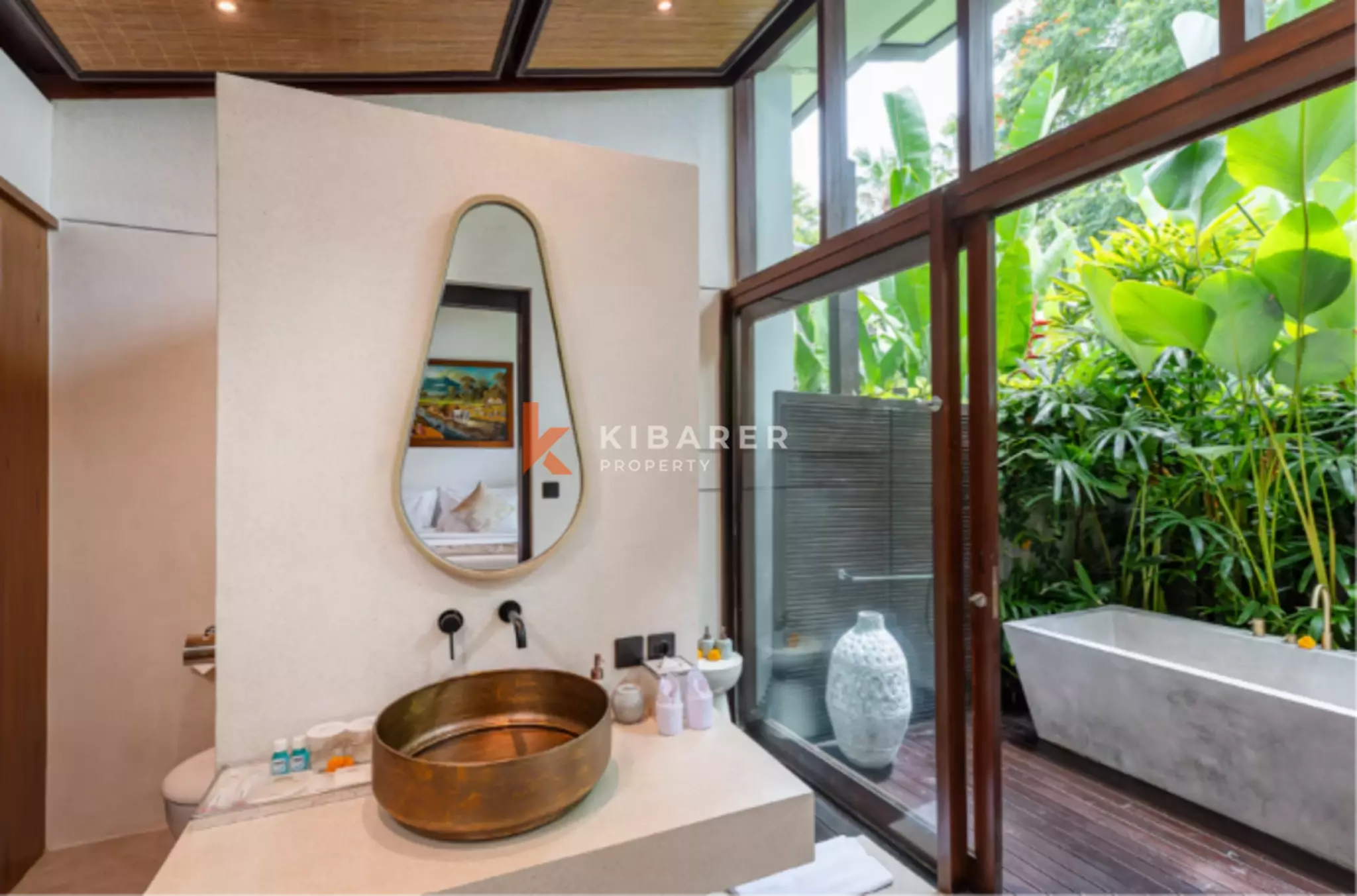 Understated Luxury Three Bedroom Villa with Sauna & Gym in Canggu