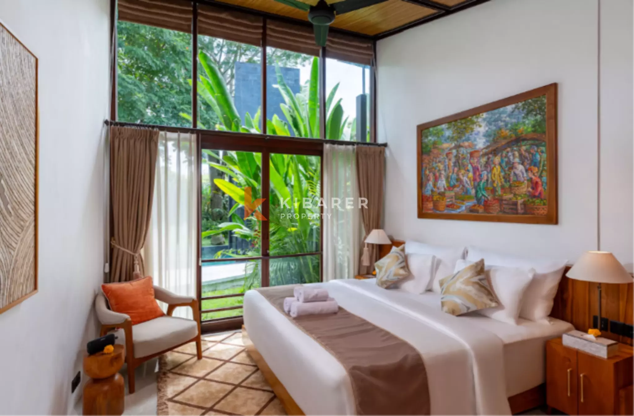 Understated Luxury Three Bedroom Villa with Sauna & Gym in Canggu