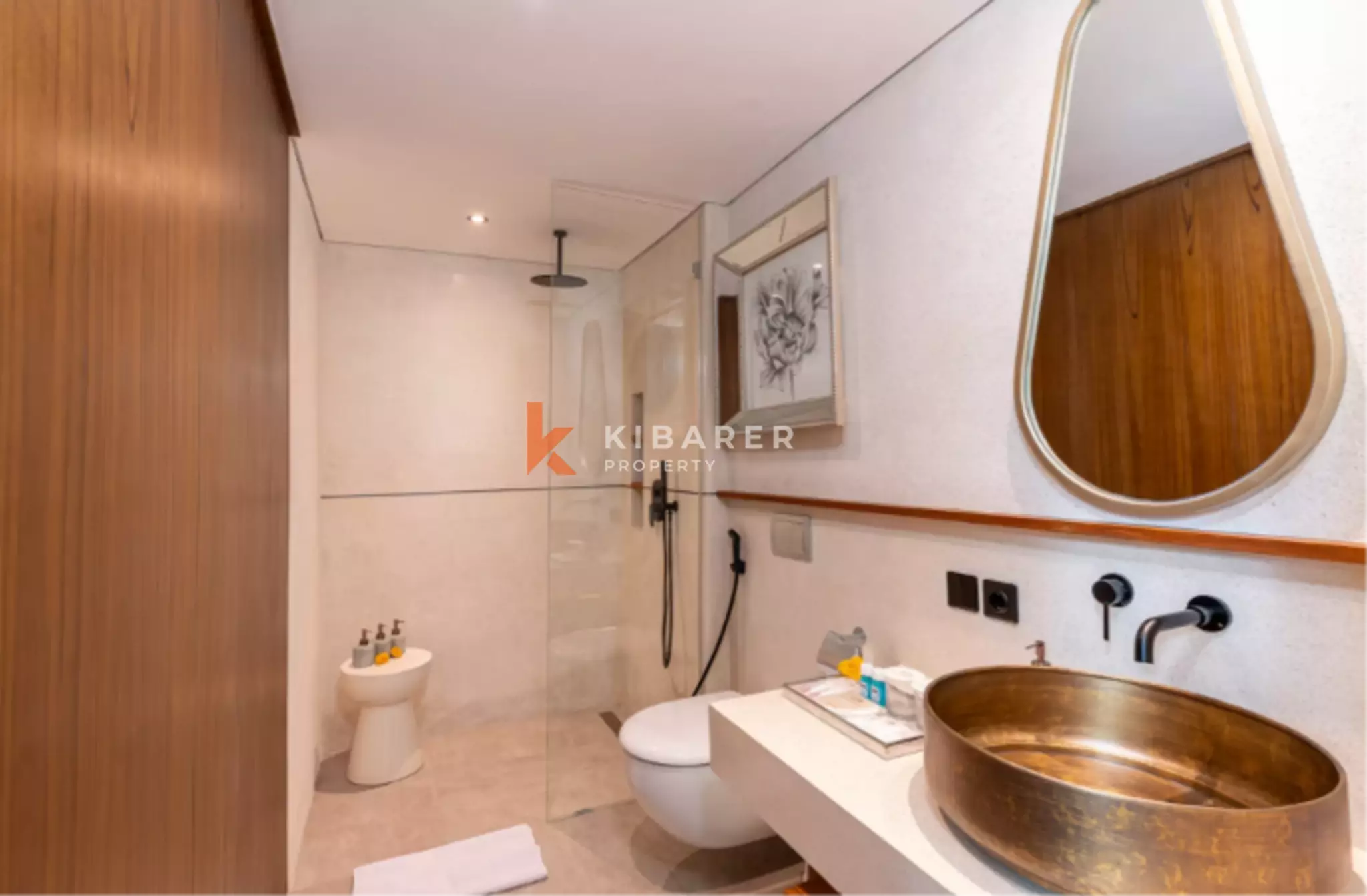 Understated Luxury Three Bedroom Villa with Sauna & Gym in Canggu