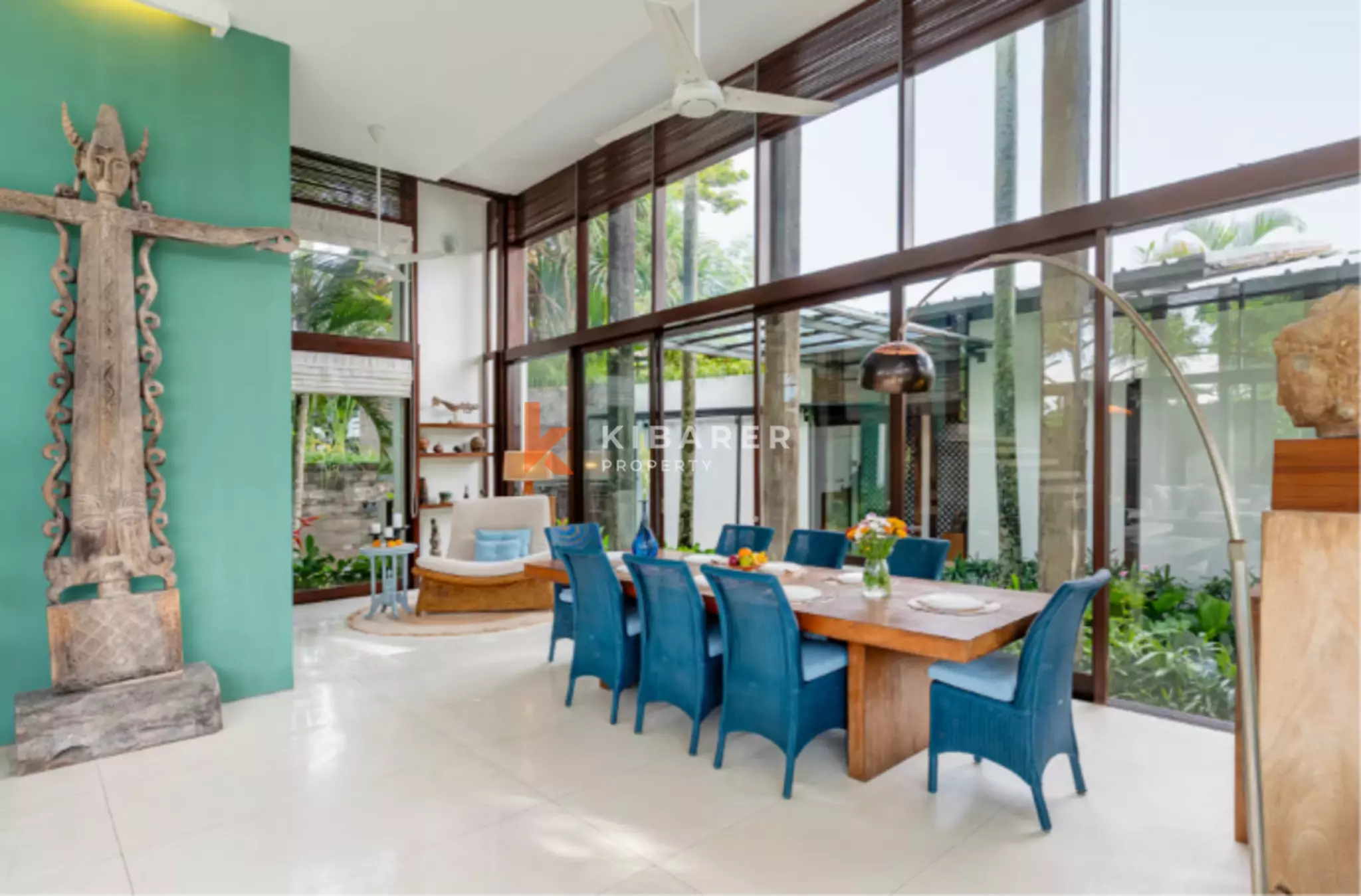 Understated Luxury Three Bedroom Villa with Sauna & Gym in Canggu