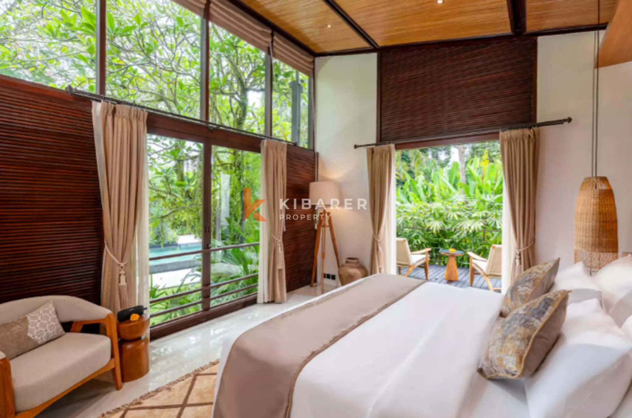 Understated Luxury Three Bedroom Villa with Sauna & Gym in Canggu