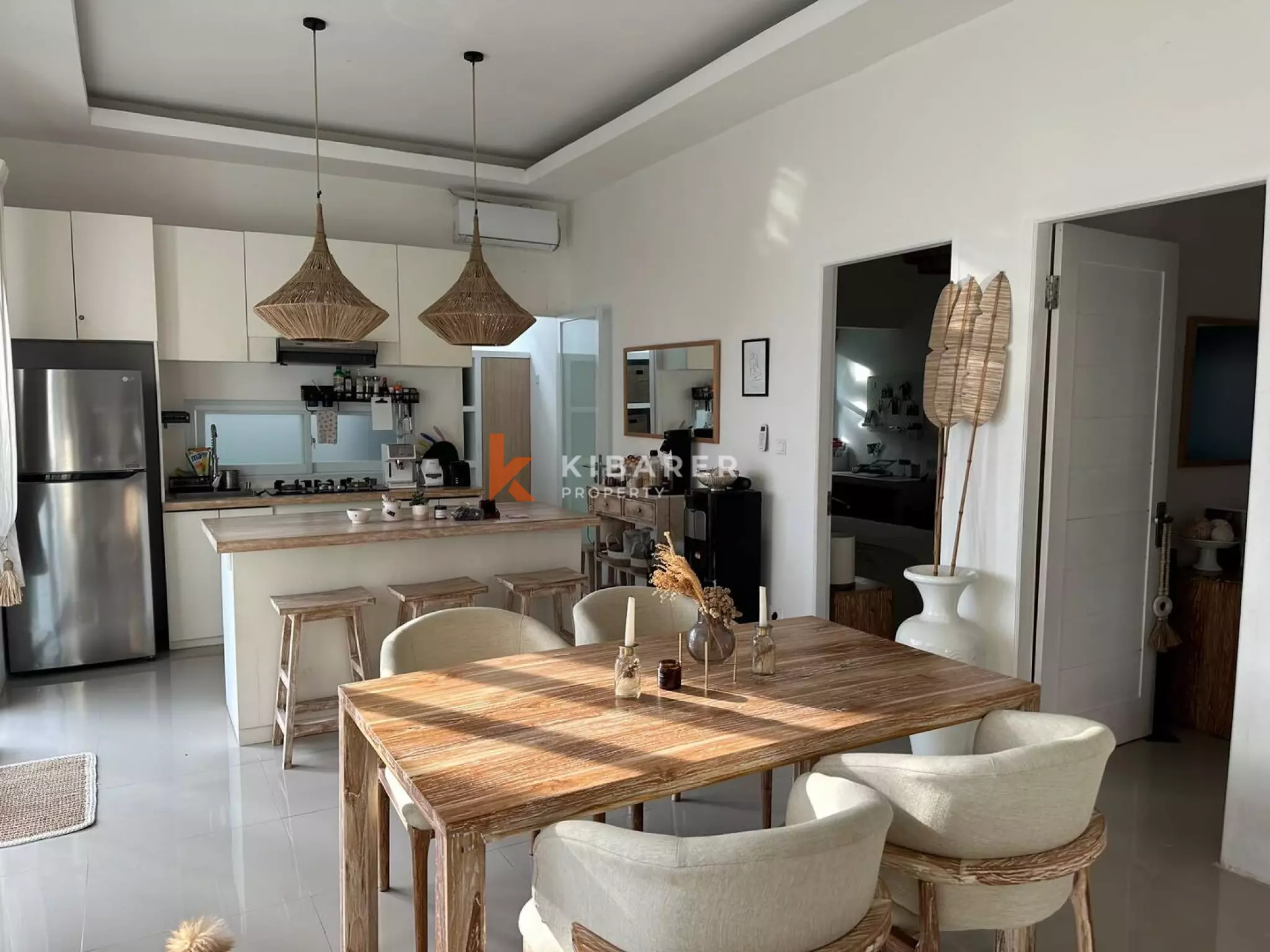 Relaxed Island Living in a Two Bedroom Villa with Dual Living Spaces in Berawa