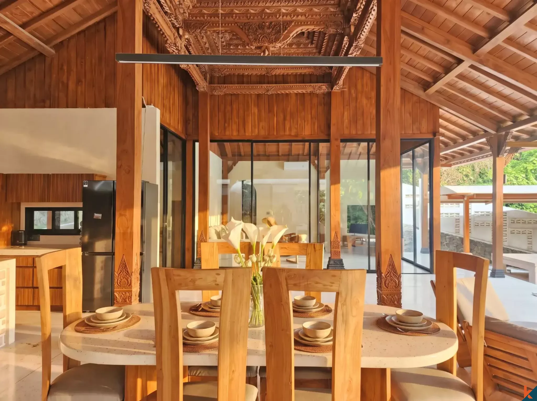 Brand new Three Bedroom Joglo style villa with modern influences for sale in Ubud - Mas
