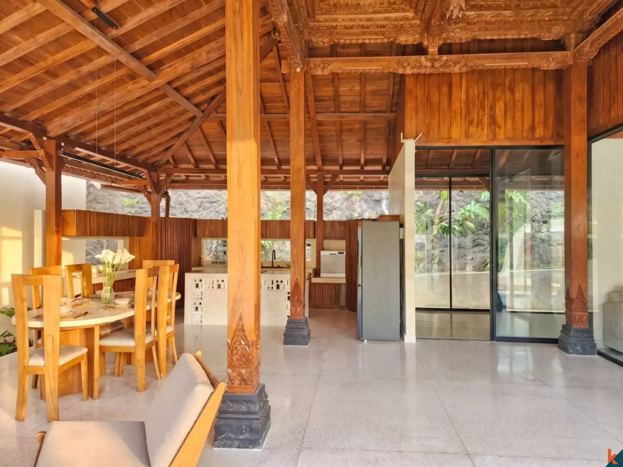 Brand new Three Bedroom Joglo style villa with modern influences for sale in Ubud - Mas