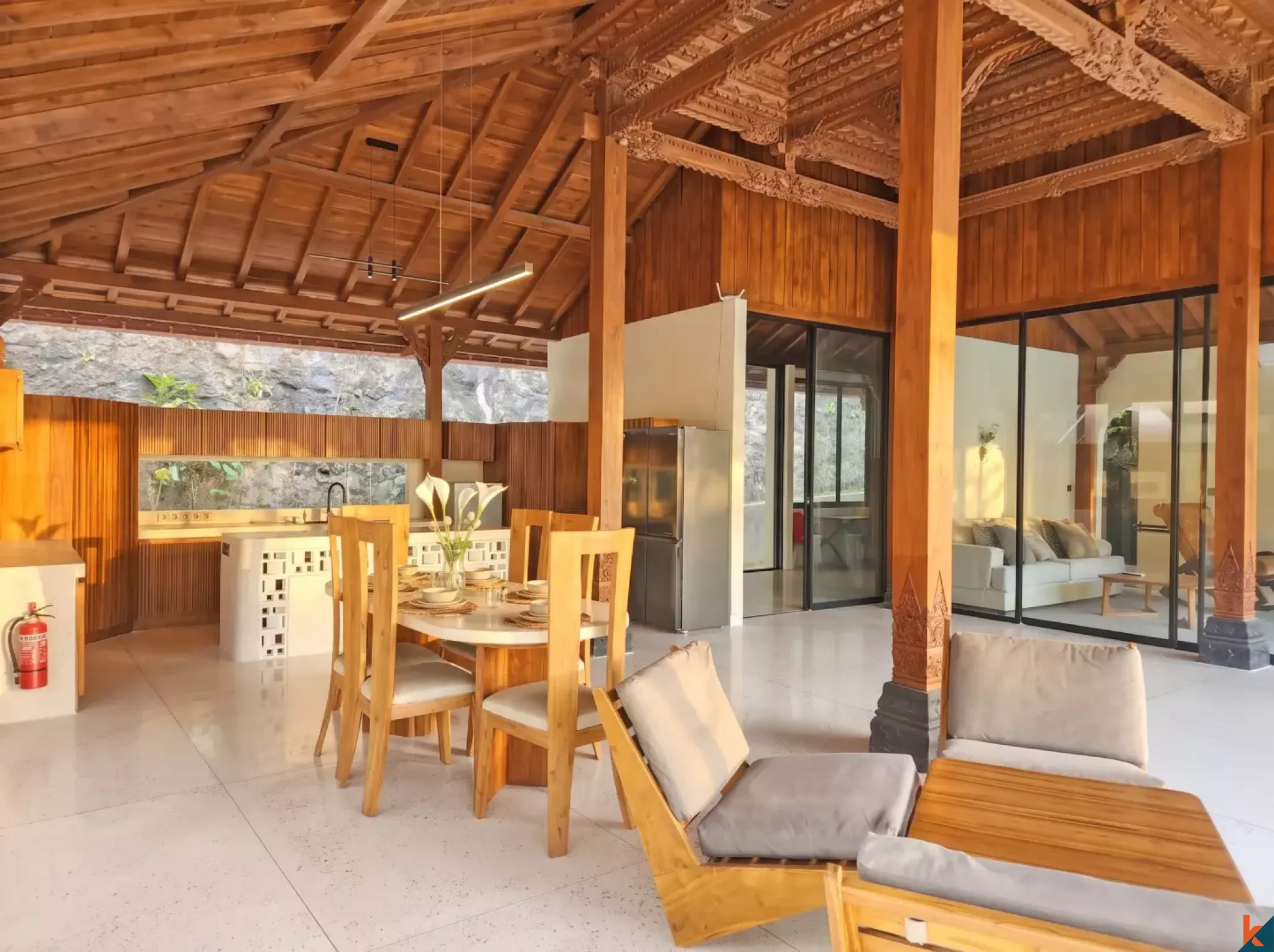 Brand new Three Bedroom Joglo style villa with modern influences for sale in Ubud - Mas