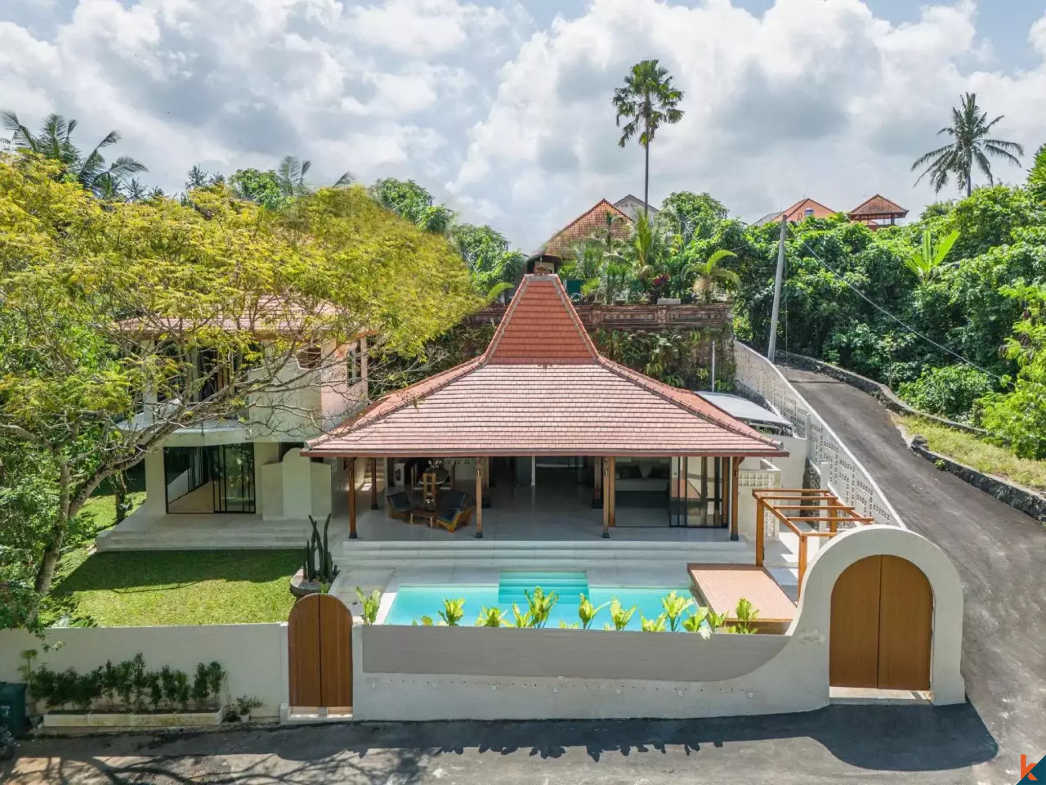 Brand new Three Bedroom Joglo style villa with modern influences for sale in Ubud - Mas