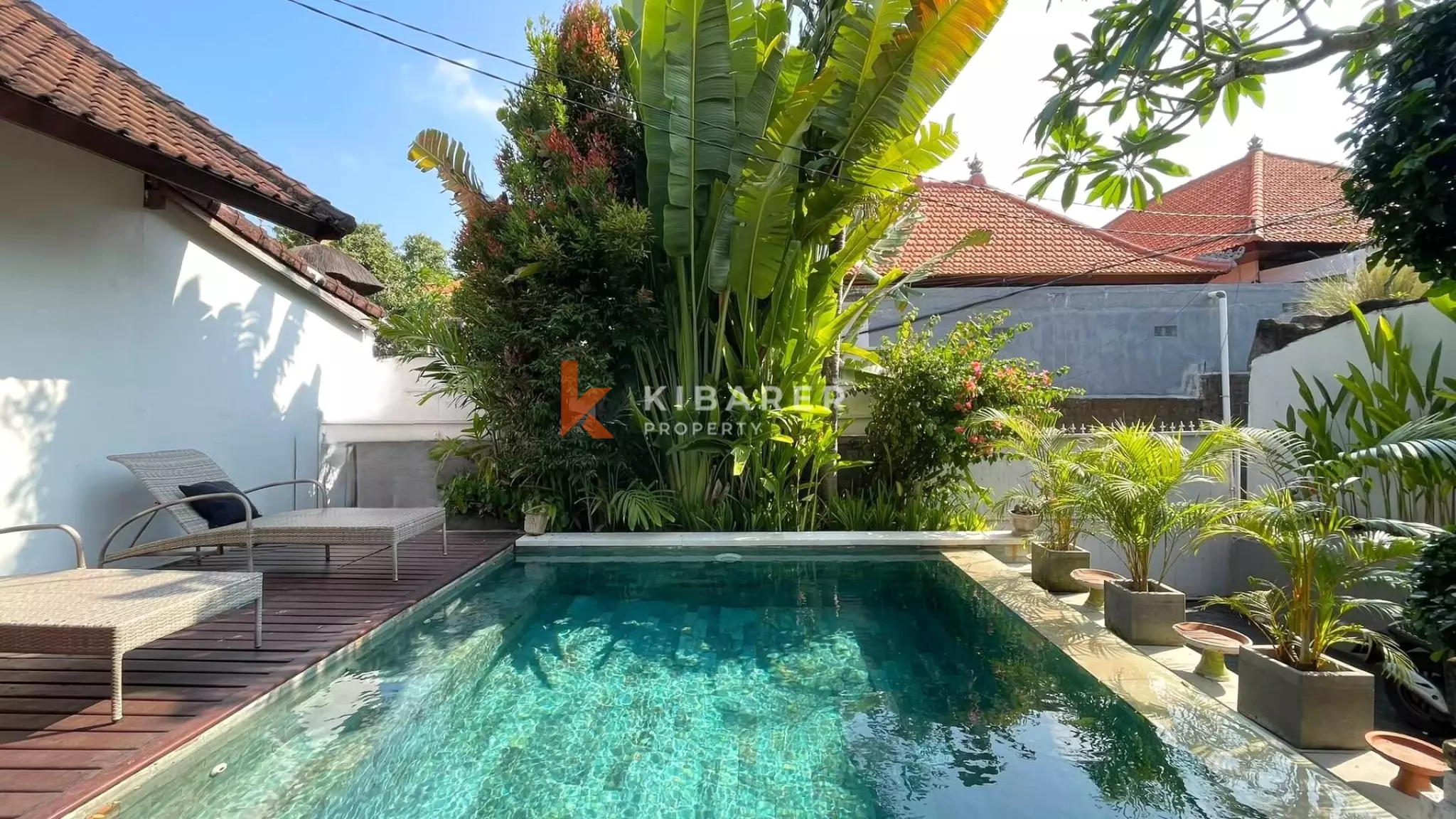 Villa de trois chambres avec piscine privée à Babakan, Canggu