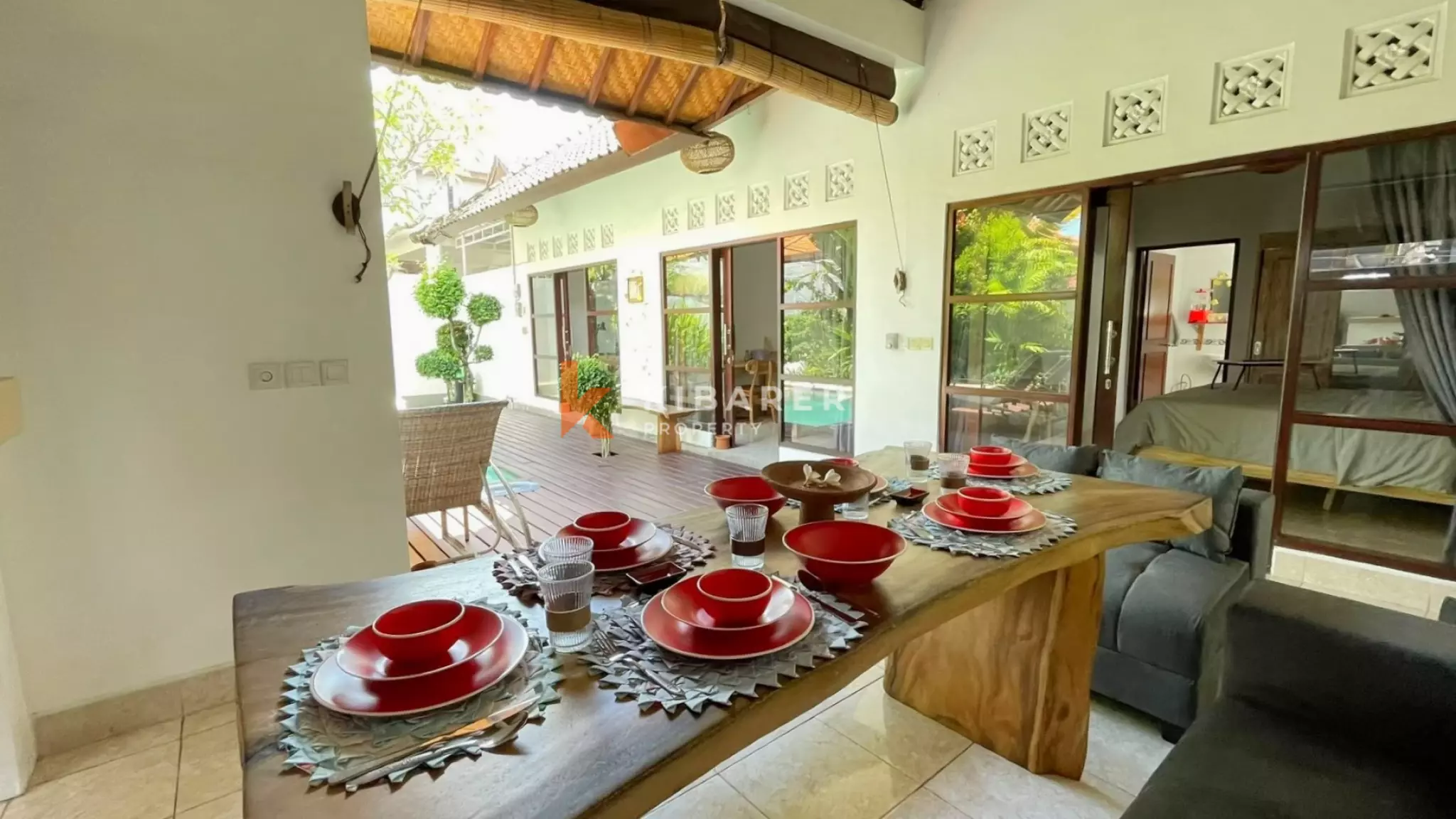 Villa de trois chambres avec piscine privée à Babakan, Canggu