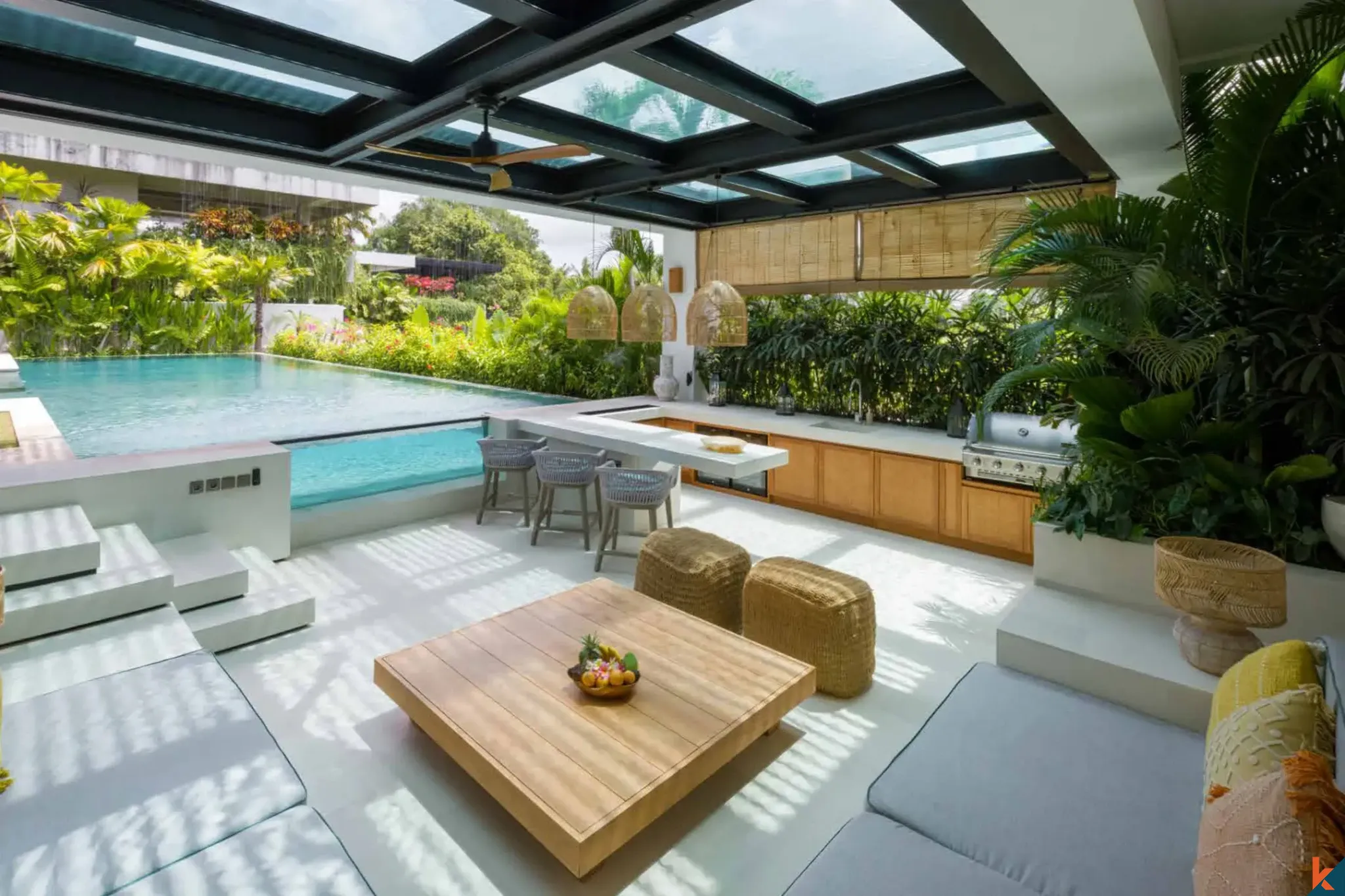 Luxury Five Bedroom Villa with Rice Field Views for Sale in Canggu - Tumbak Bayuh