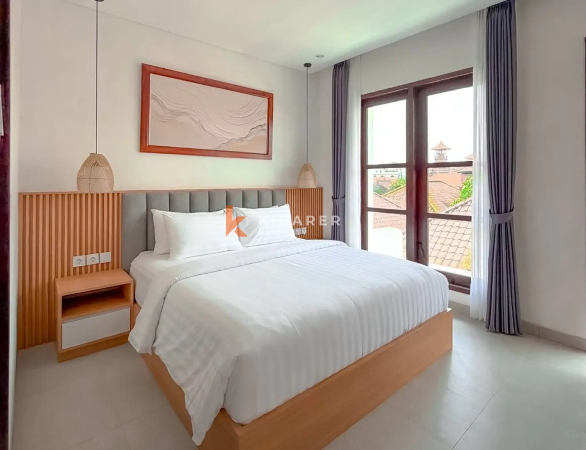 Modern Serenity - Vila Dua Kamar Tidur dengan Jacuzzi di Seseh