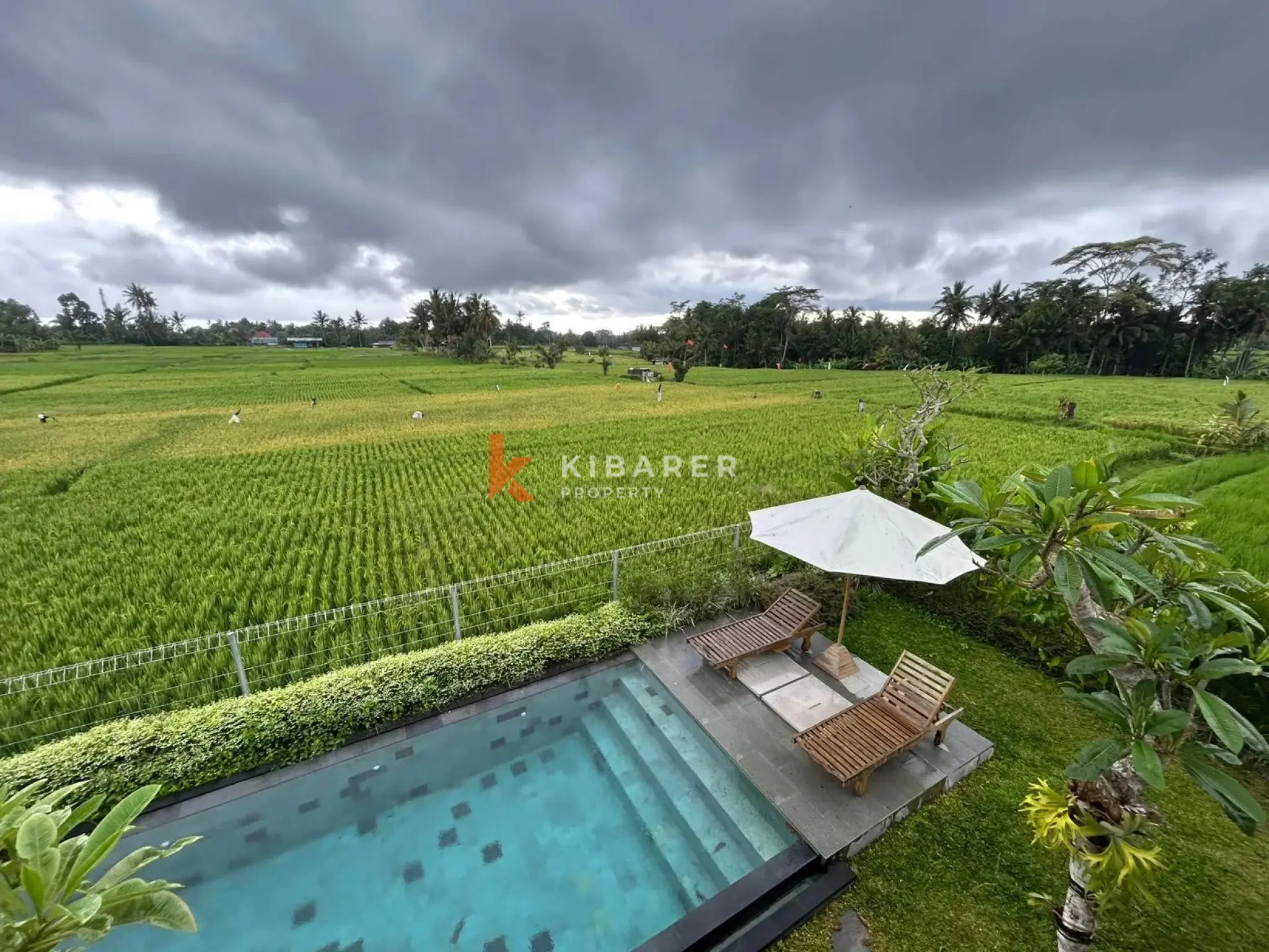 Bali Breeze Two Bedroom Villa in Ubud with Paddy Field View