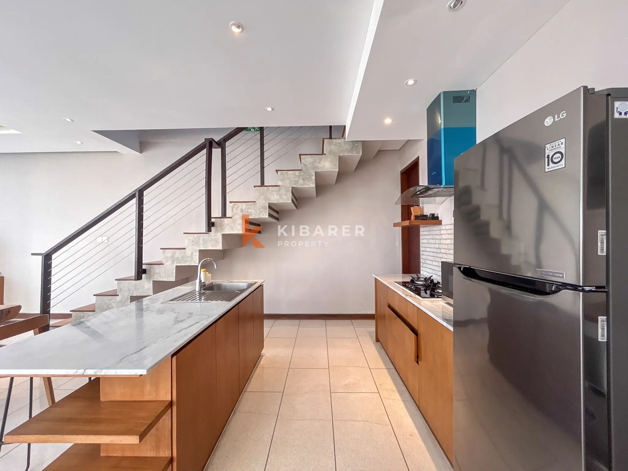 Modern Three-Bedroom Villa with Pool and Scenic Balcony Views in Nusa Dua