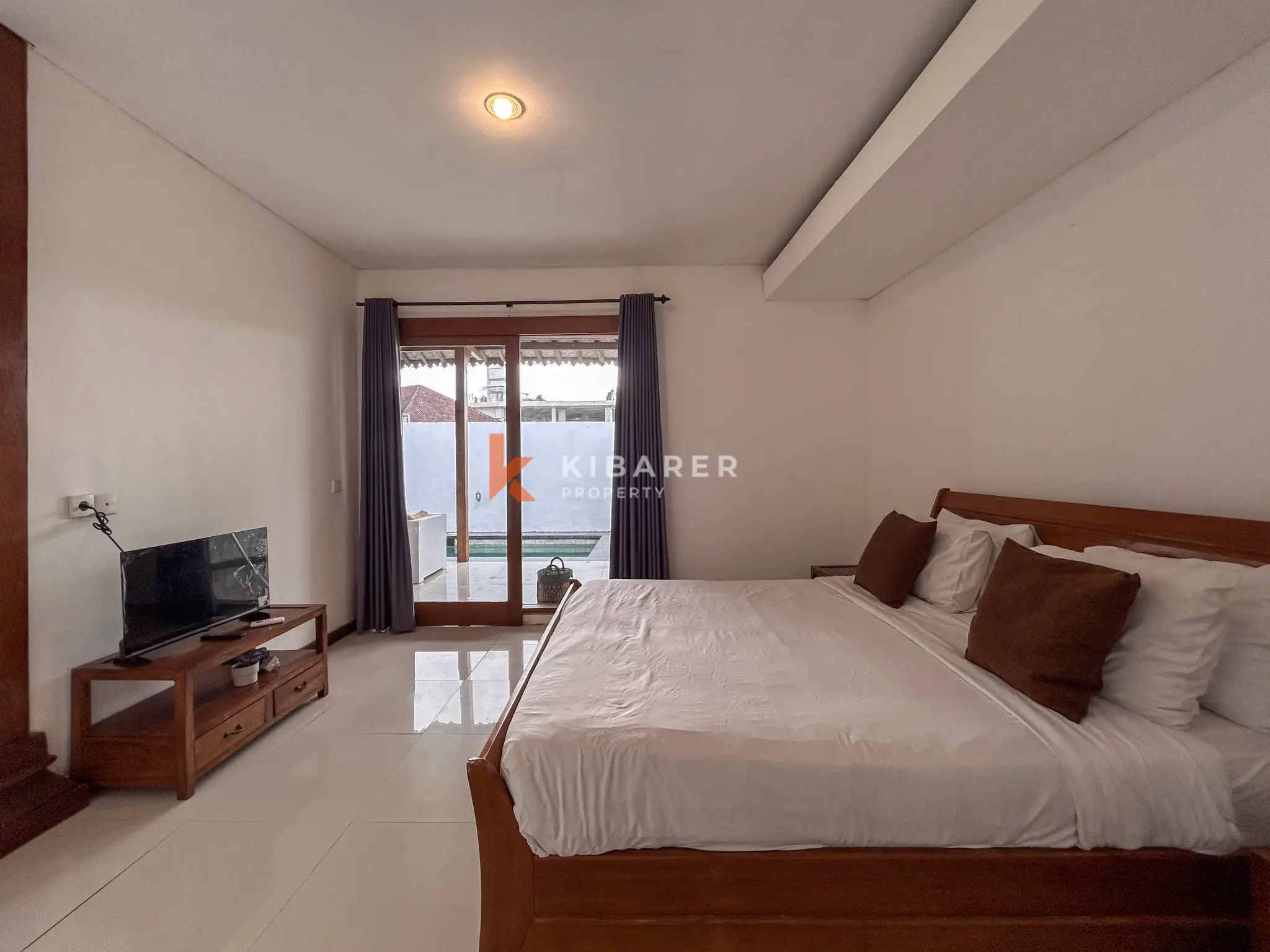 Charming Two-Bedroom Traditional Balinese Villa with Private Pool and Open Living in Canggu