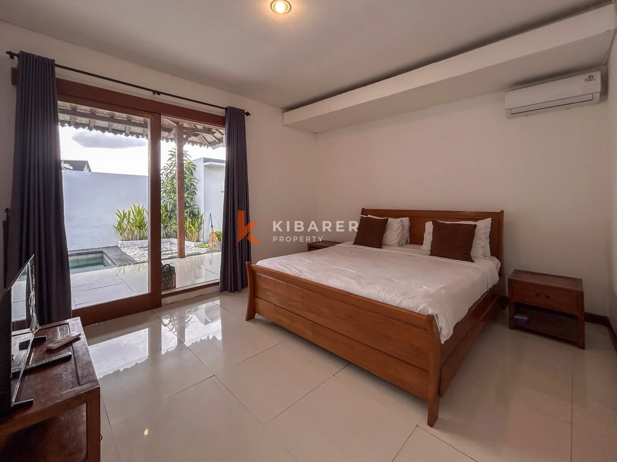 Charming Two-Bedroom Traditional Balinese Villa with Private Pool and Open Living in Canggu