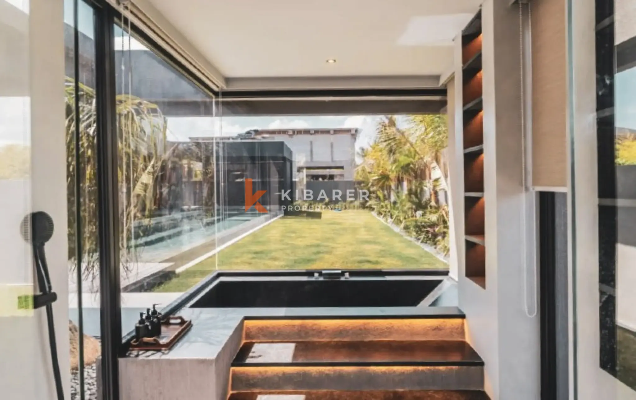 Luxury Four-Bedroom Modern Villa with Expansive Pool and Sunken Lounge in Umalas