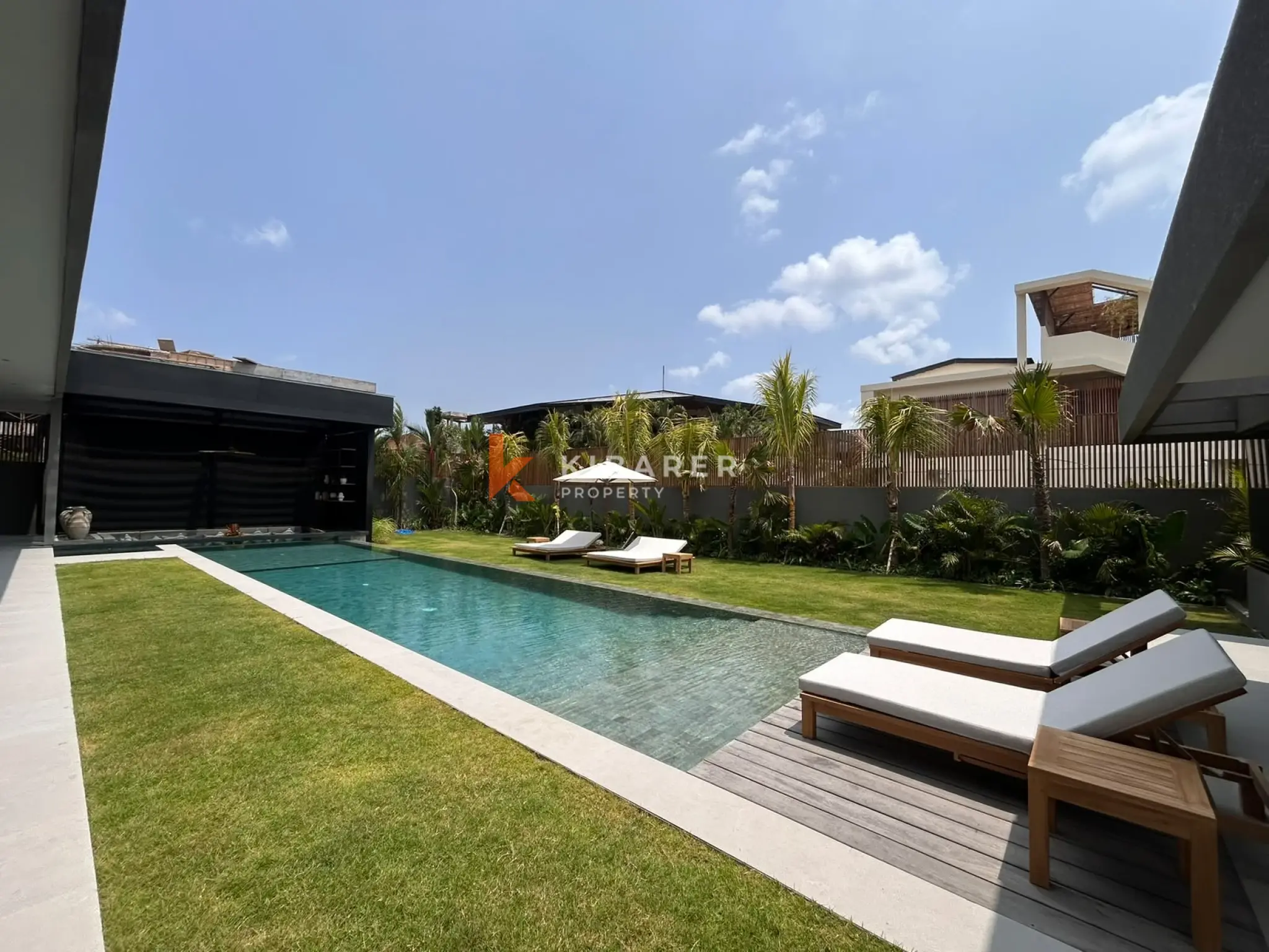 Luxury Four-Bedroom Modern Villa with Expansive Pool and Sunken Lounge in Umalas