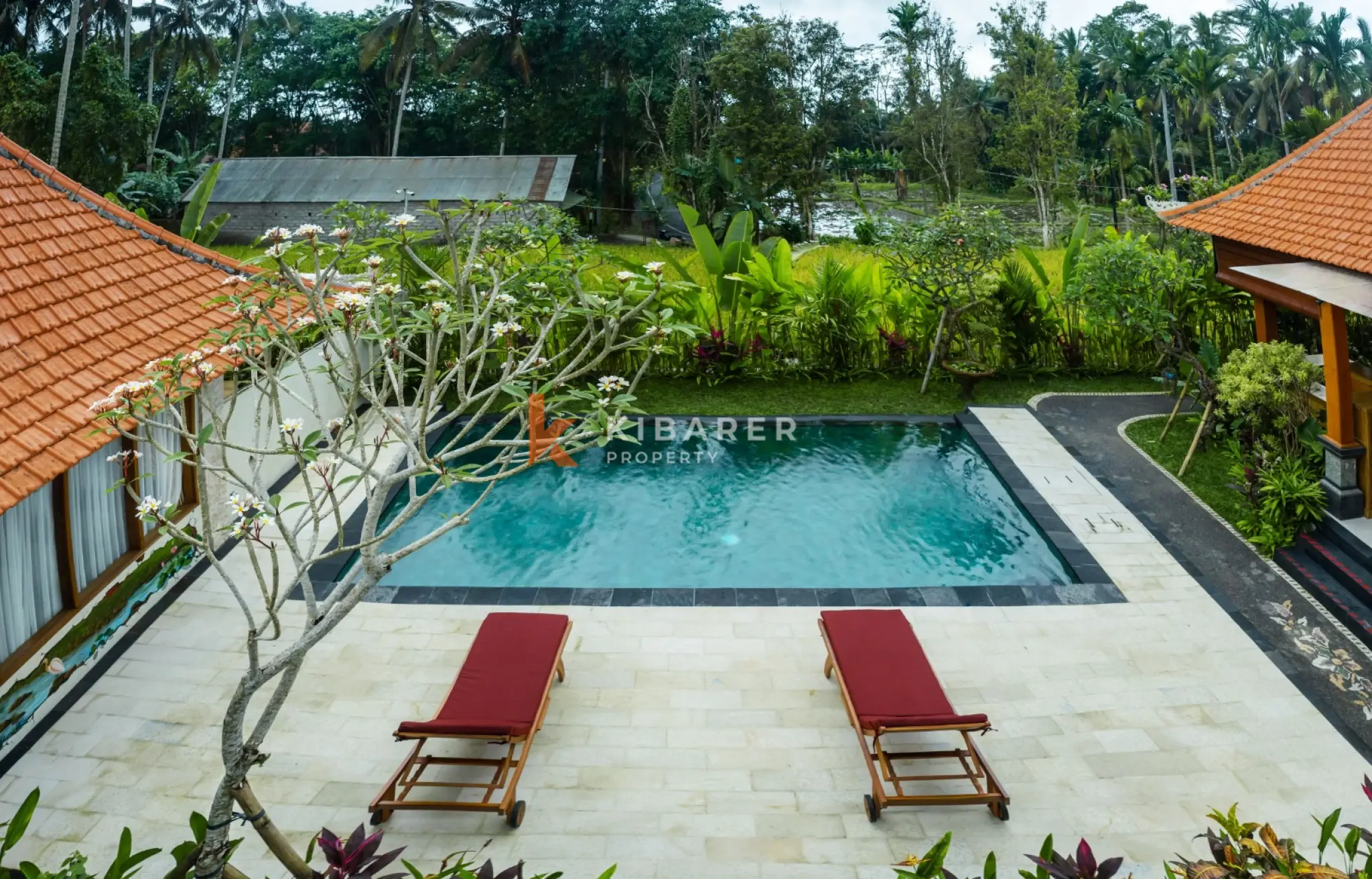 Elegant Four-Bedroom Balinese Villa with Tropical Pool in Ubud