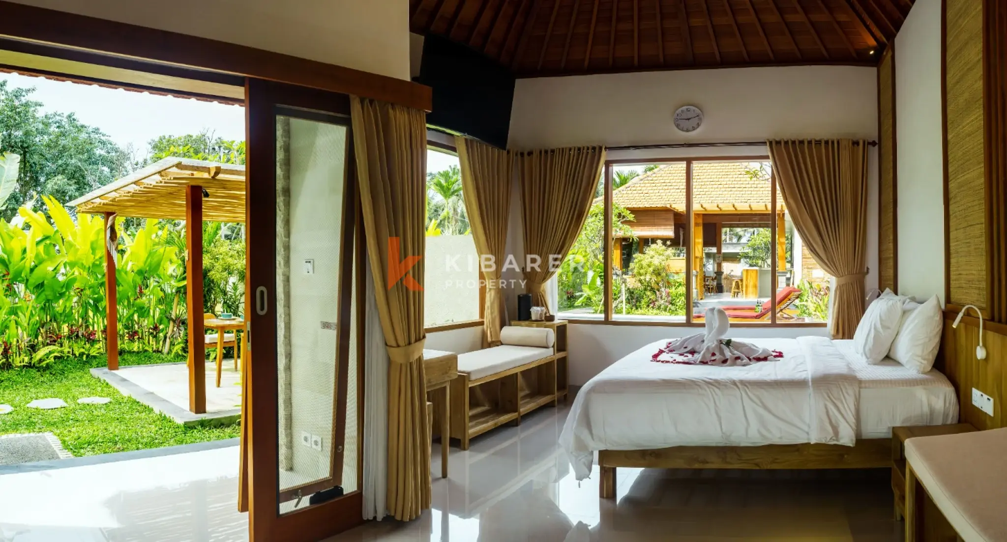 Elegant Four-Bedroom Balinese Villa with Tropical Pool in Ubud