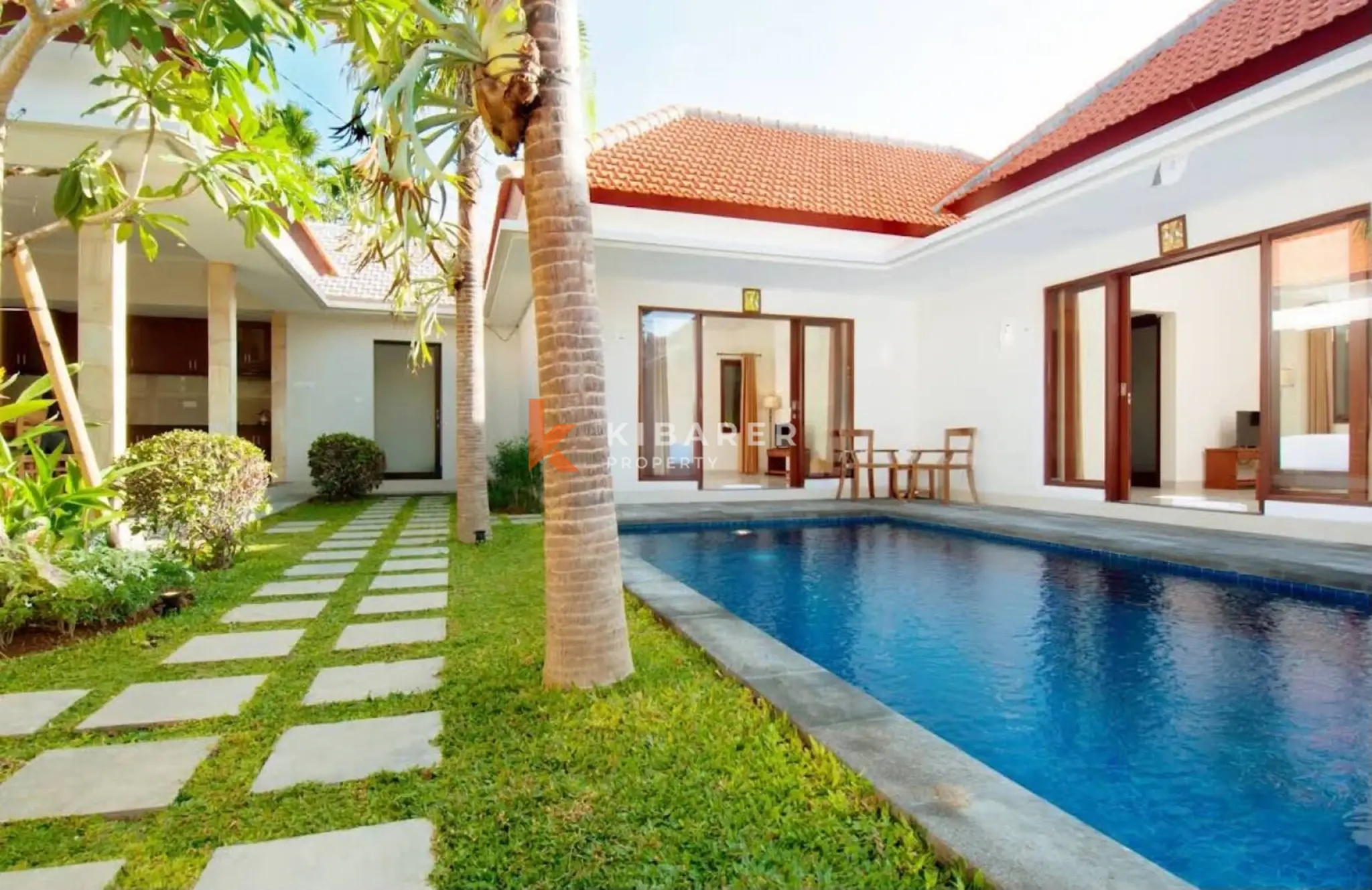 Charming Tropical Three Bedroom Villa with Open Style in Berawa
